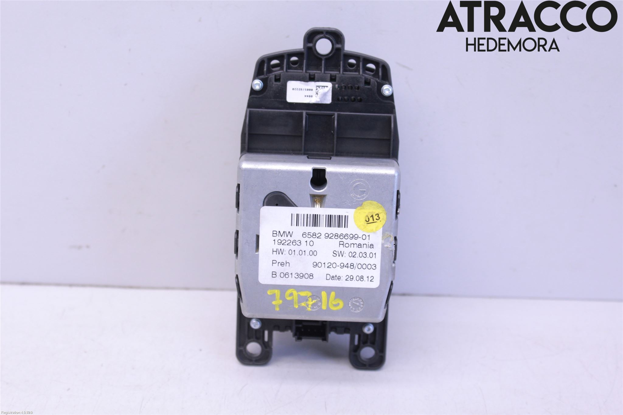 BMW 5 F10/F11/F18 09-17 Strömställare Färddator