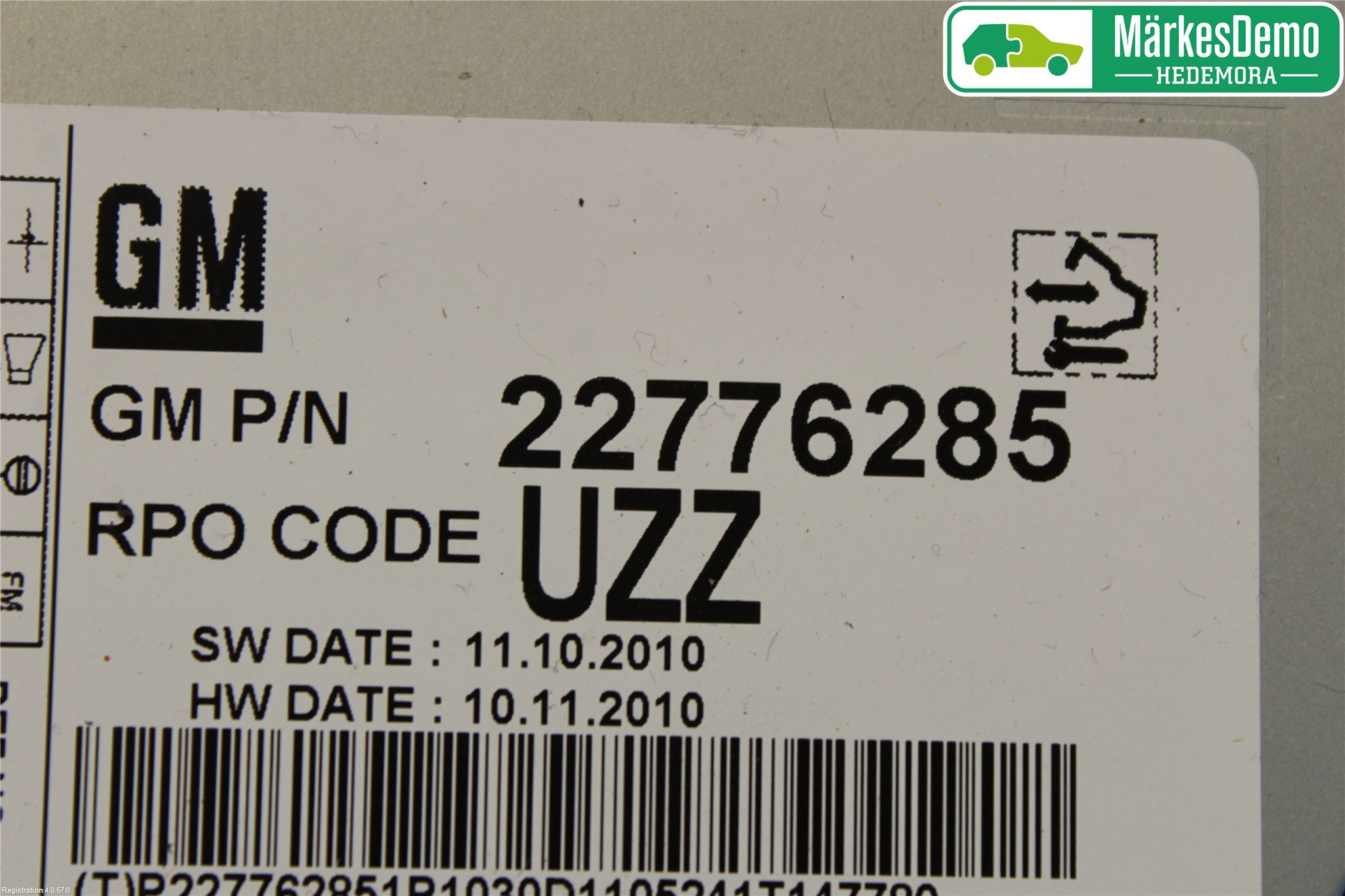 GM CHEVROLET CRUZE Cd Radio - Multimediapanel