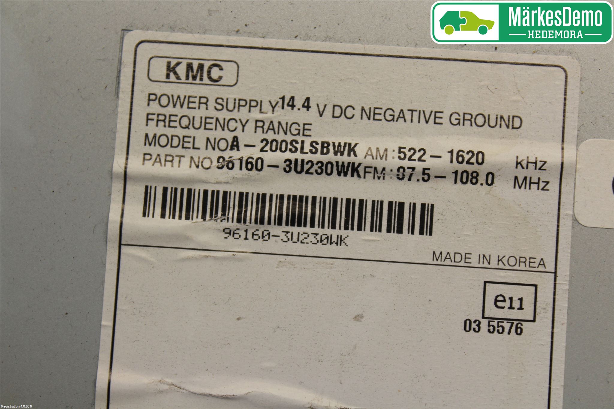 Kia SPORTAGE (SL) 11-15 Cd Radio - Multimediapanel