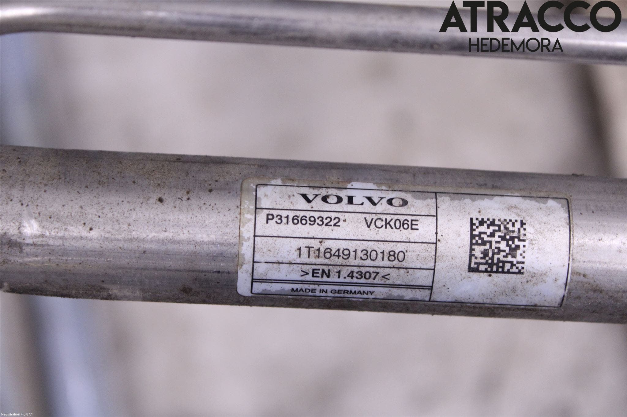 Volvo V90 17->> Bränslepåfyllnrör-Slang