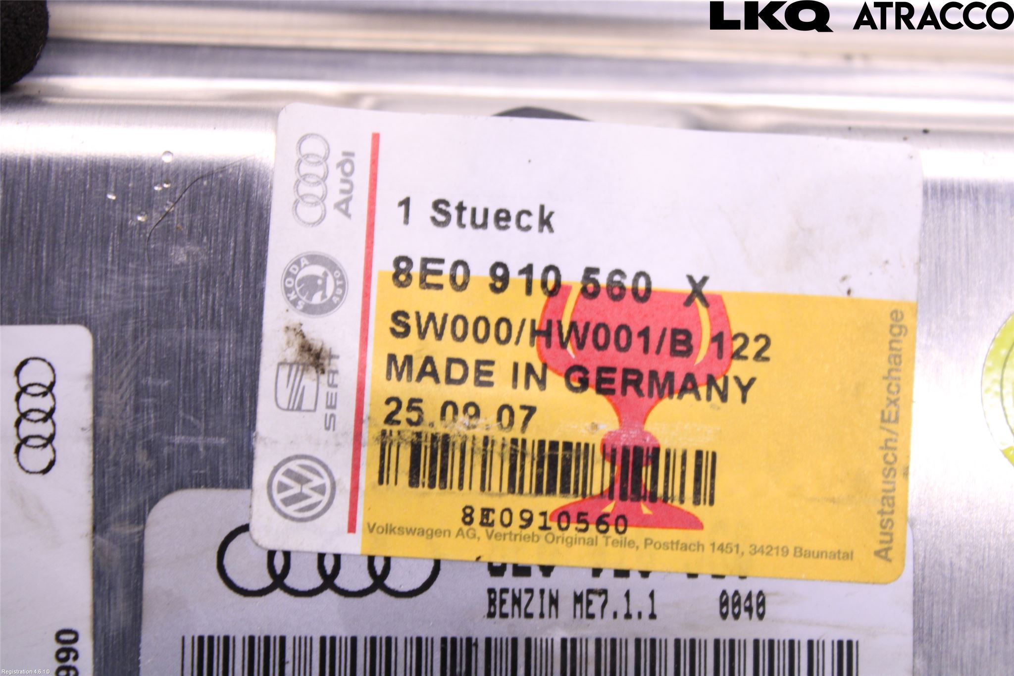 Audi A4/S4 01-05 Styrenhet Insprut Bensin