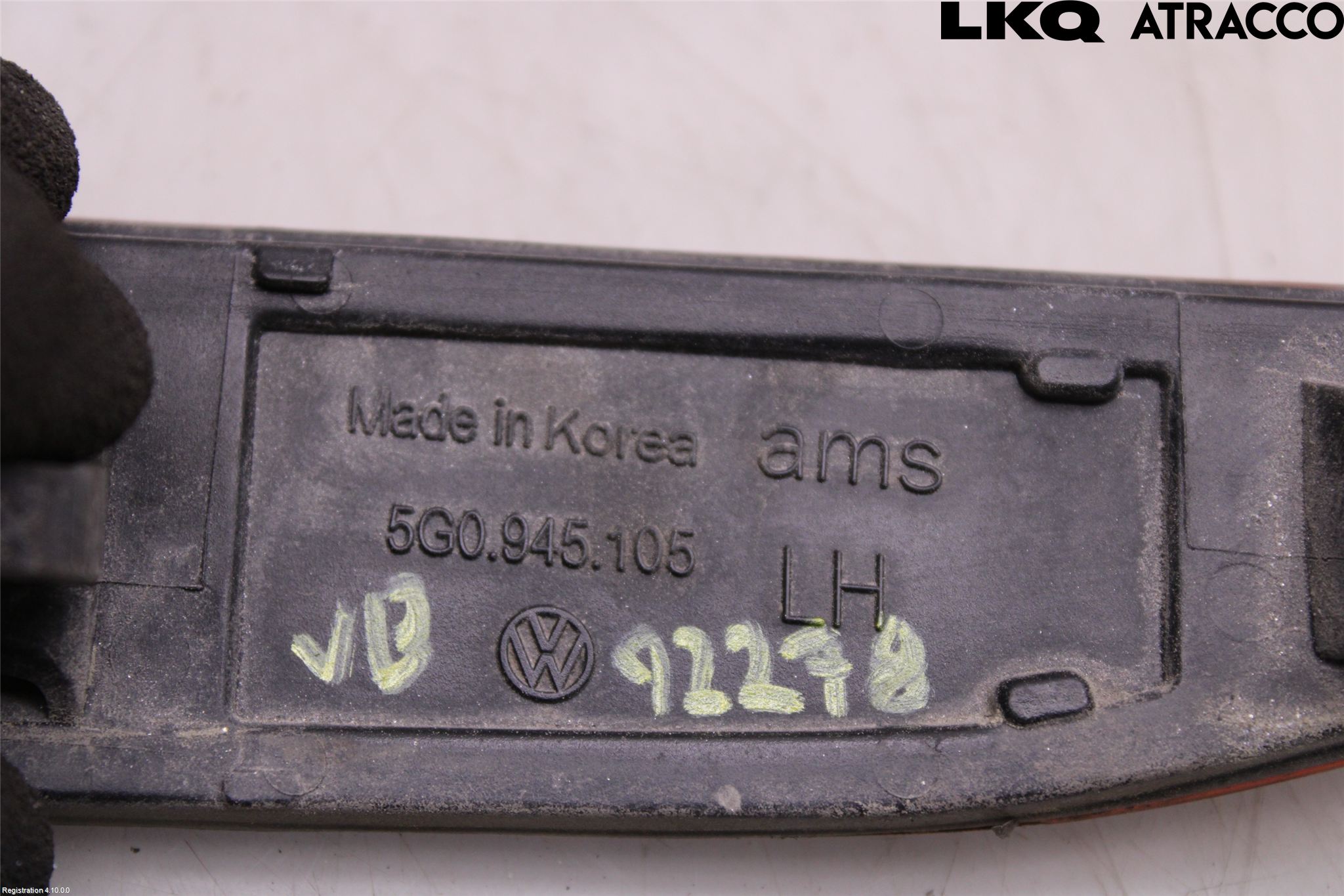 Volkswagen VW GOLF / E-GOLF VII 13-20 Dimljus/Reflex Bak