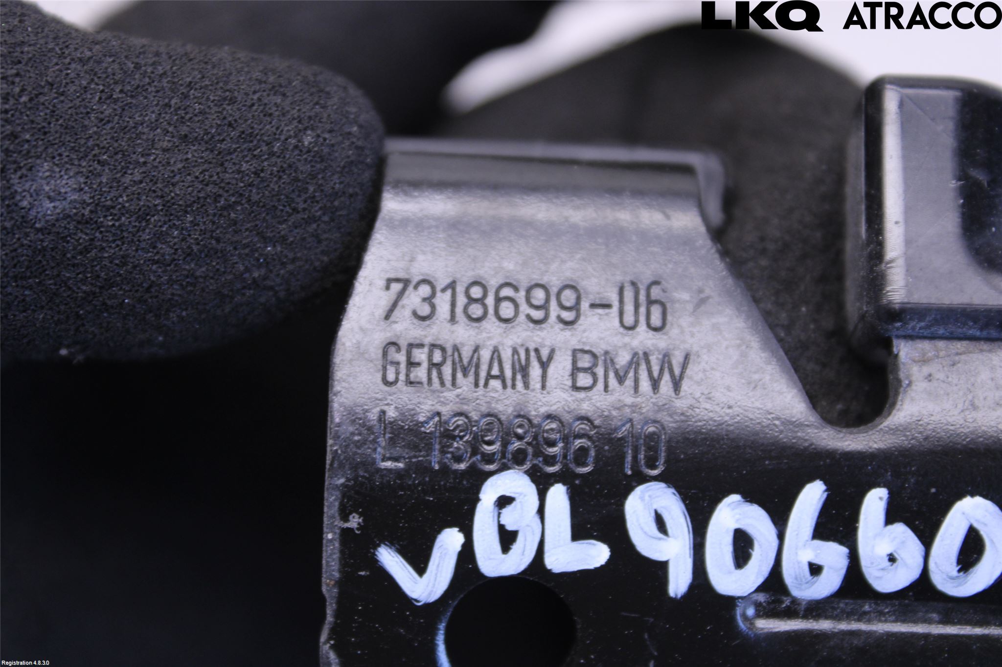 BMW X6 F16 14-19 Bakluckegångjärn Vä