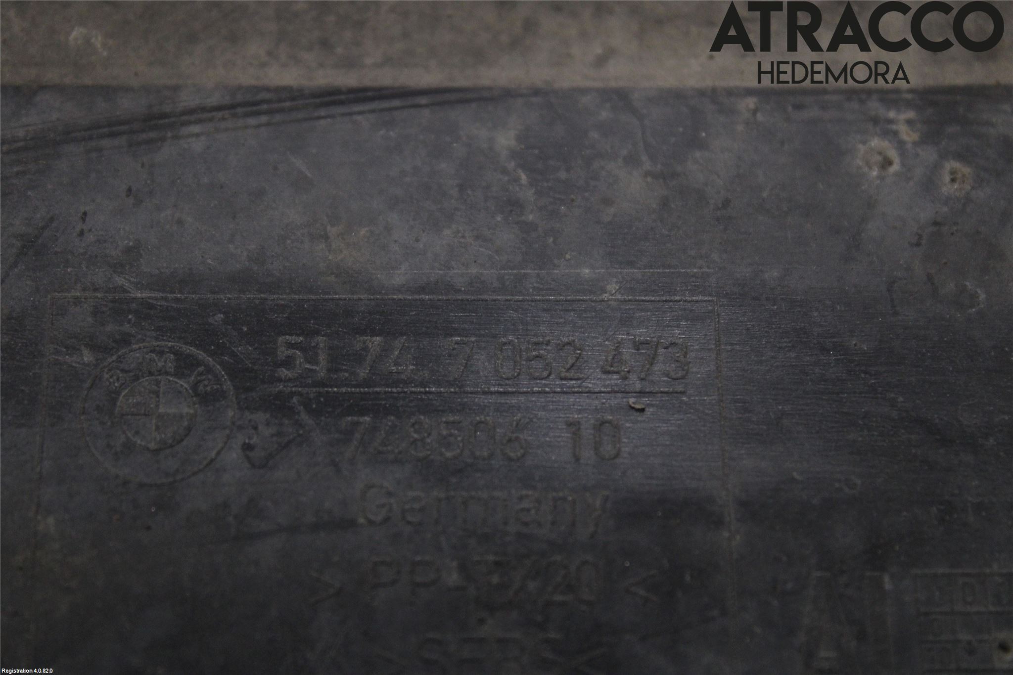 BMW 6 E63/64    02-10 Deflektor Plåt-Plast Kylning