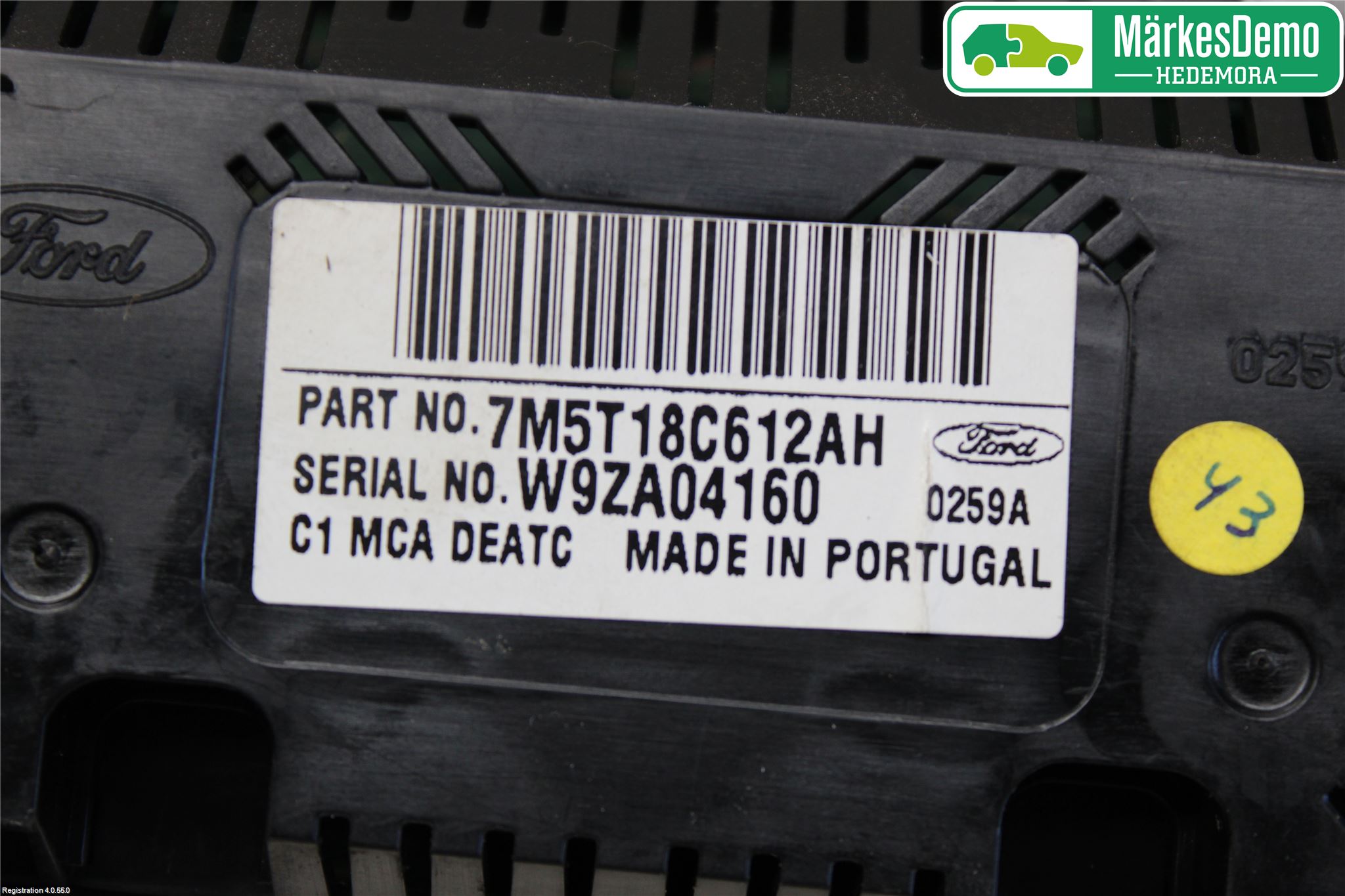 Ford FOCUS 08-11 Ac Styrenhet Ac Manöveren