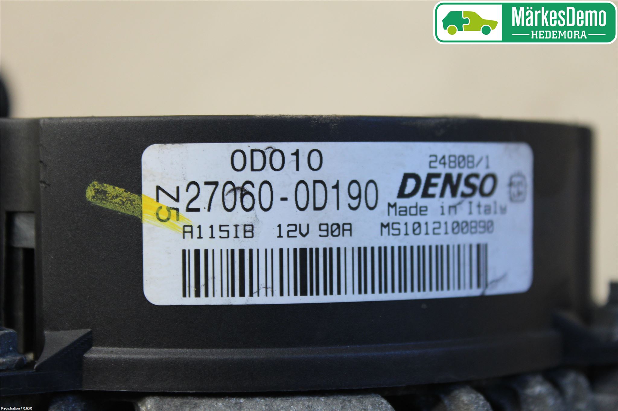 Toyota COROLLA VERSO 08-09 Generator