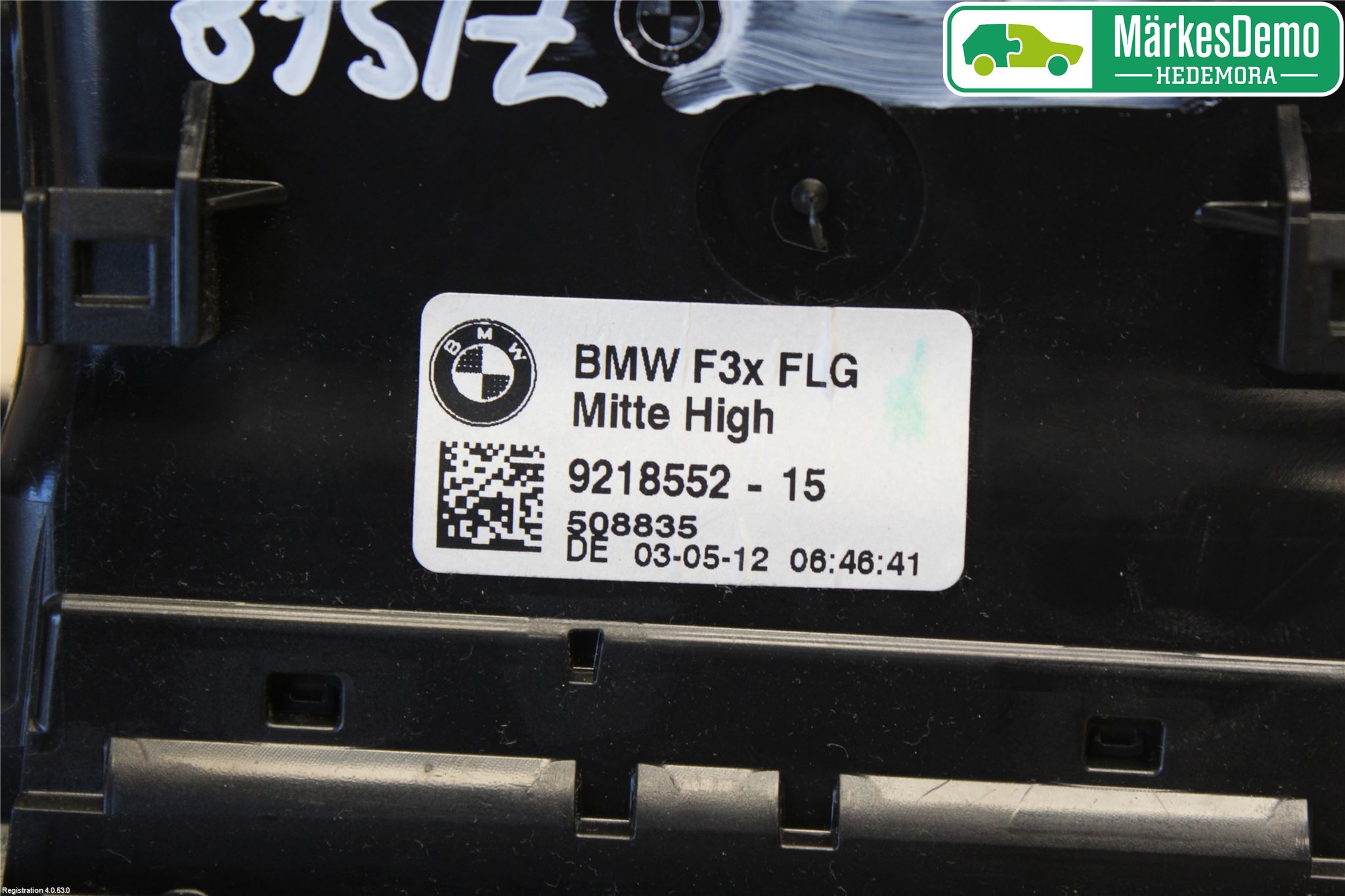 BMW 3 F30/F31/F80 12-19 Defrosterkanal-Munstycke
