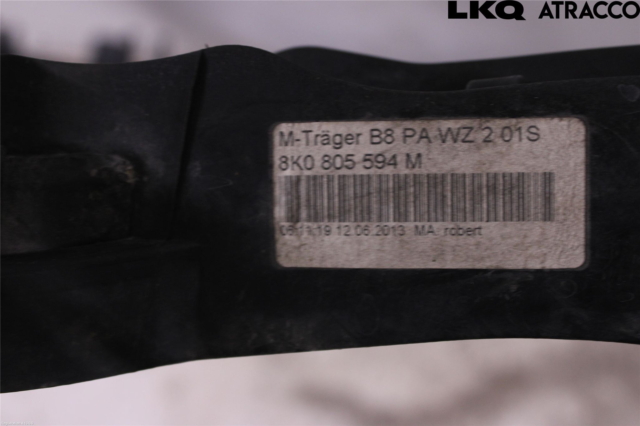 Audi A4 12-15 Frontplåt