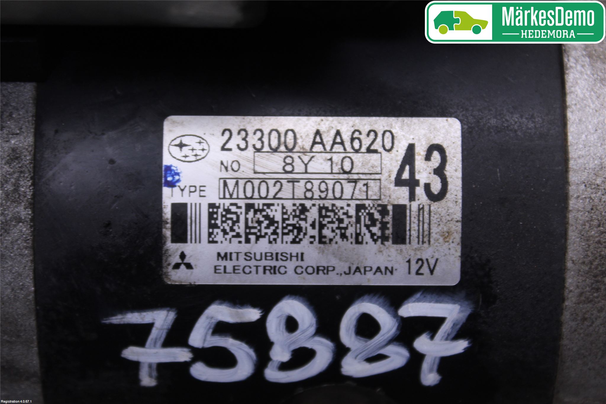 Subaru FORESTER SH  08-13 Startmotor Diesel