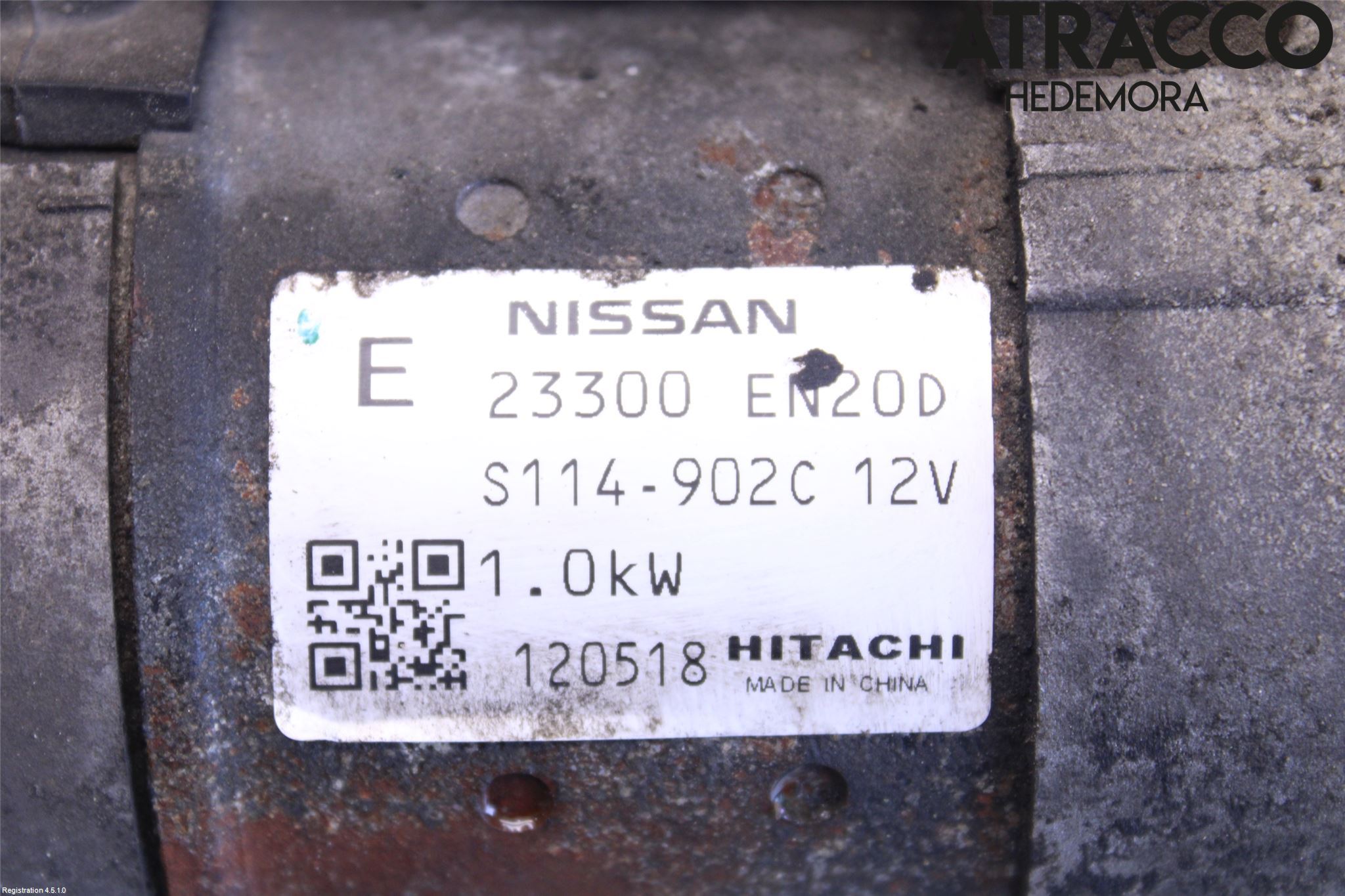 Nissan QASHQAI 10-14 Startmotor