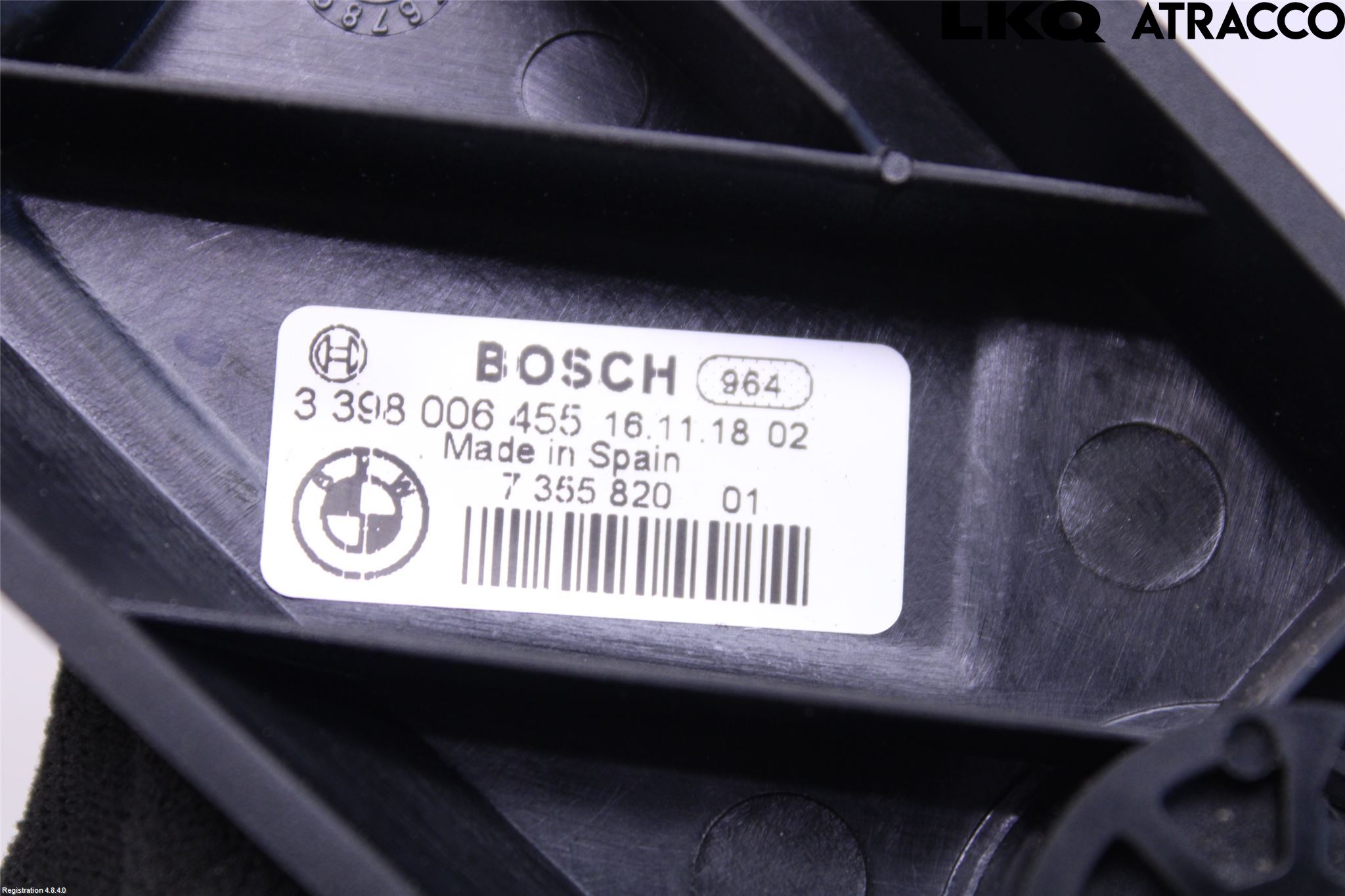 BMW 5 F10/F11/F18 09-17 Torkarmekanism Bakruta