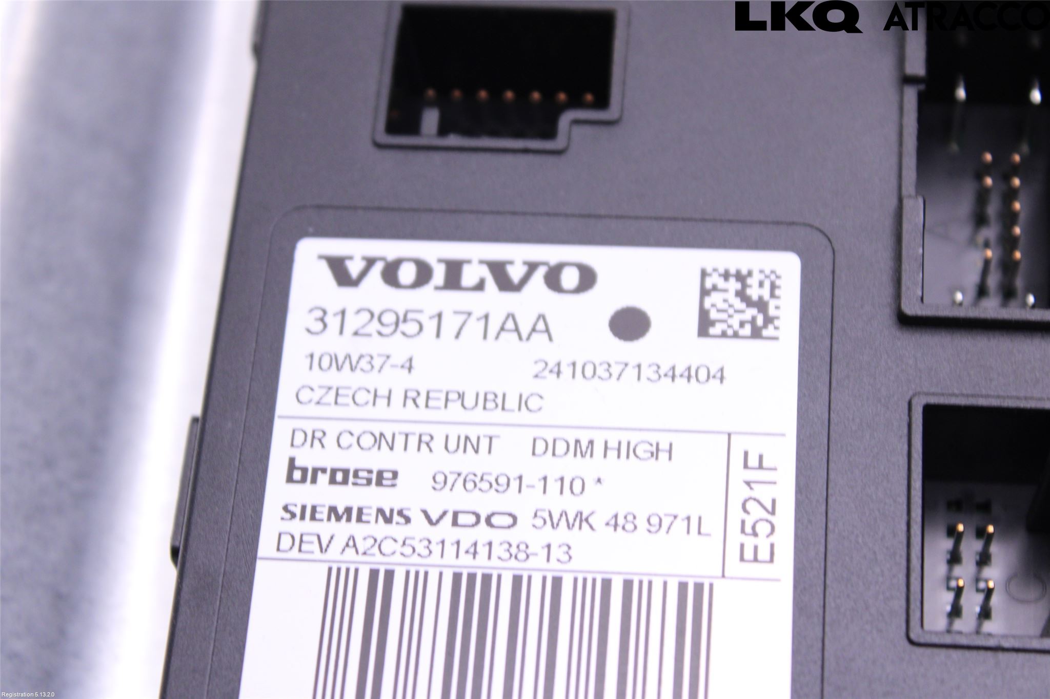 Volvo C30 10-13 Fönsterhiss El Kompl