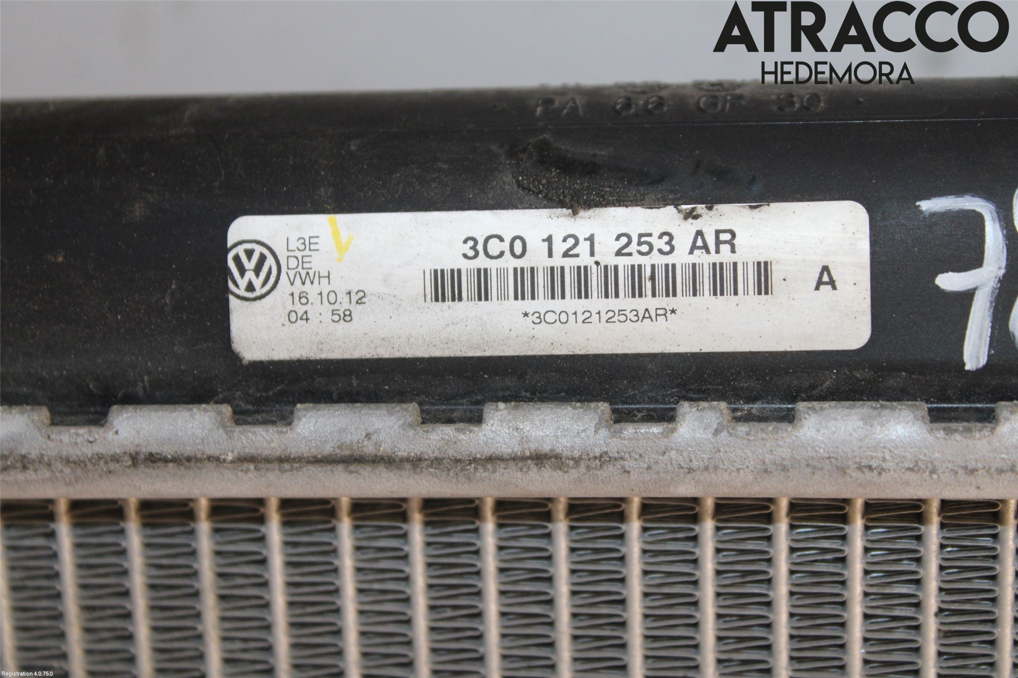 Volkswagen VW PASSAT 11-14 Kylare Aut