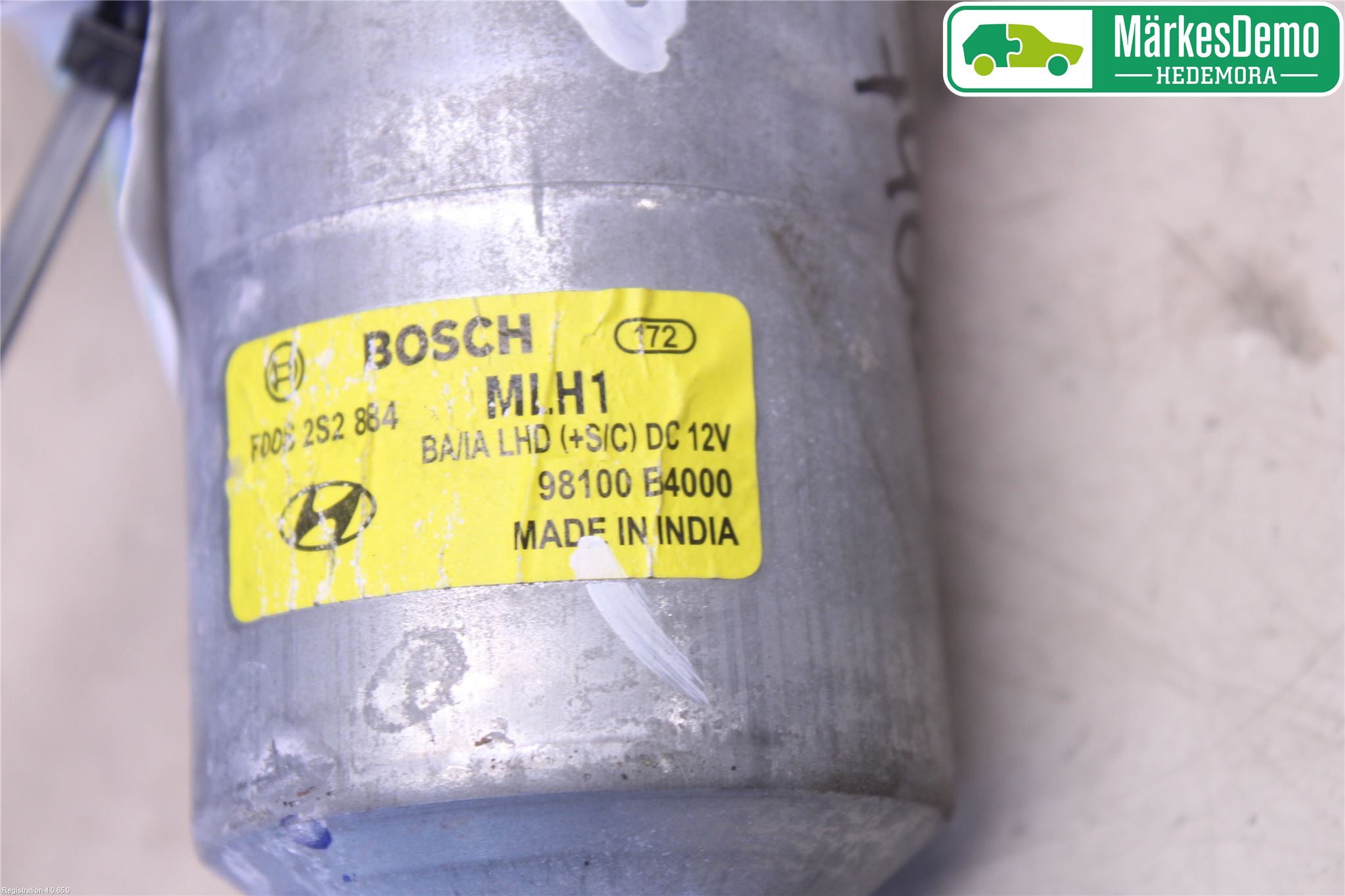 Hyundai i10 BA 17-20 Torkarmotor Vindruta