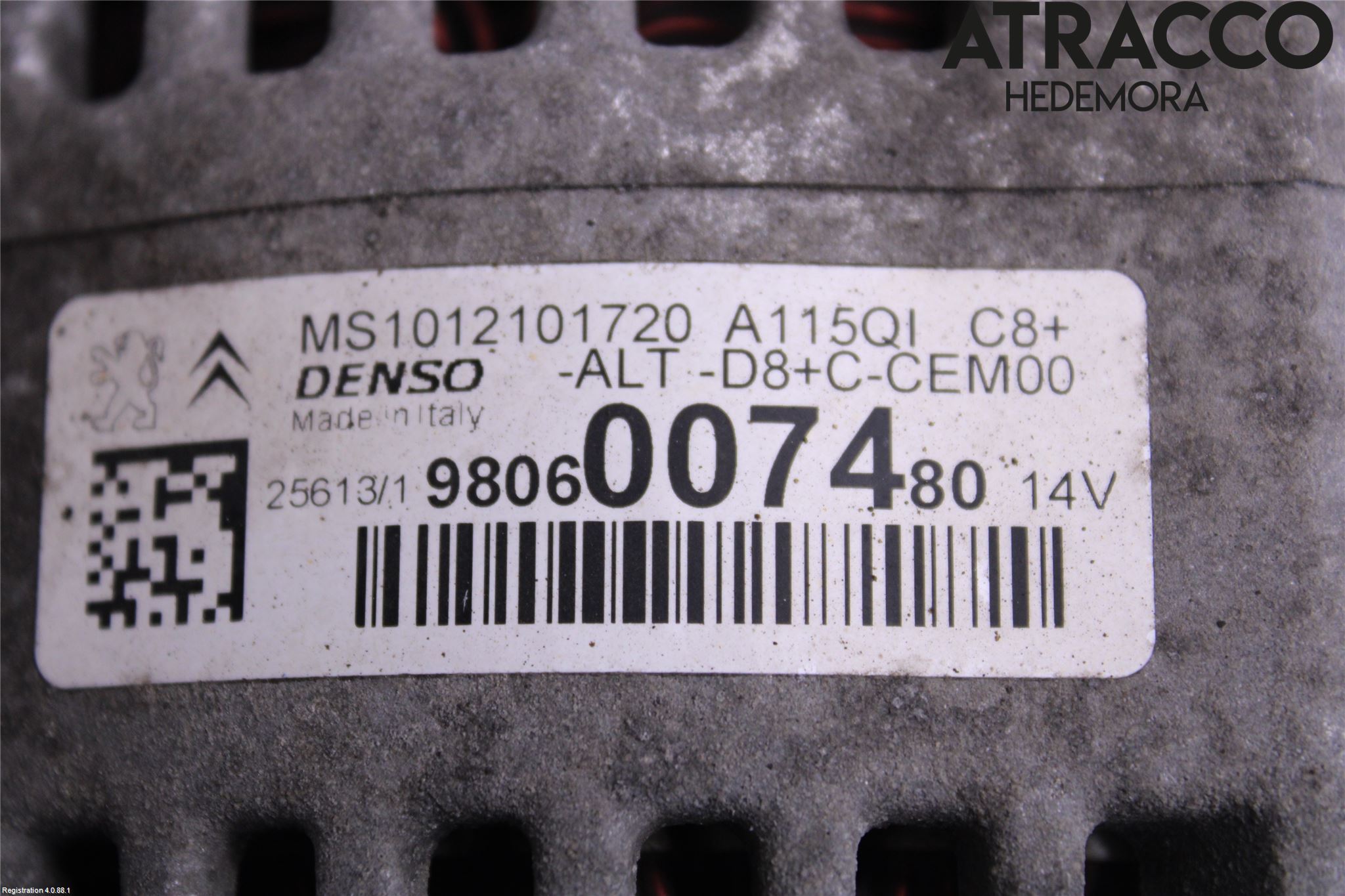 Peugeot 208 12-15 Generator