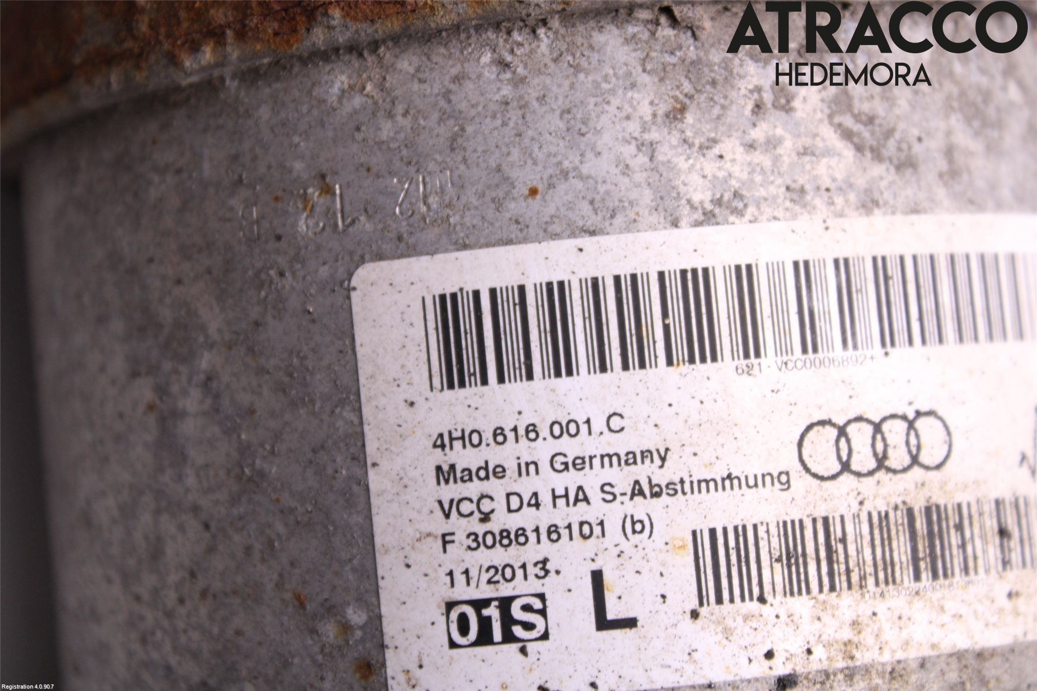 Audi A8/S8 4H 10-17 Fjäderben Bak Vänster