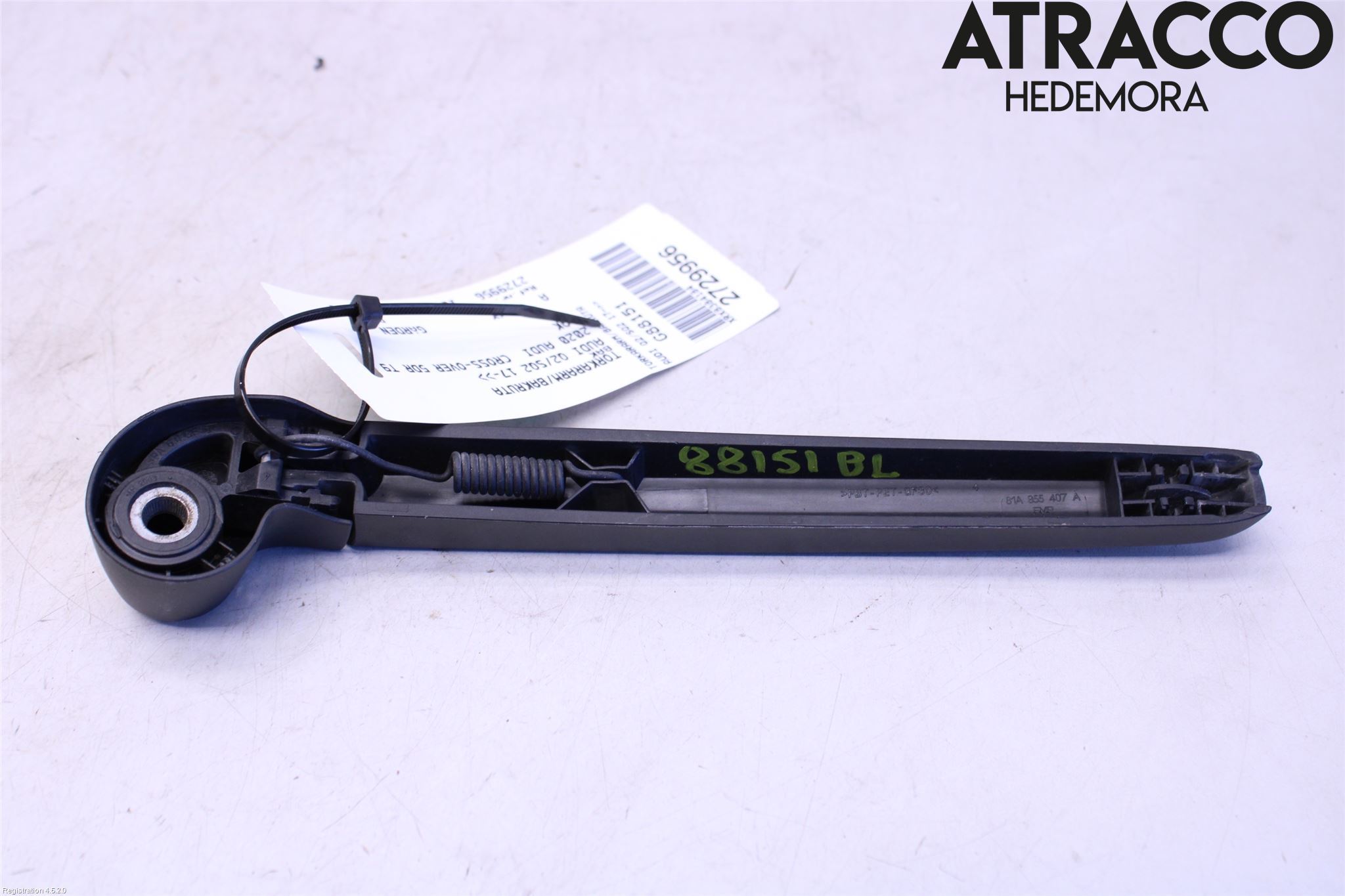 Audi Q2/SQ2 17- Torkararm-Bakruta