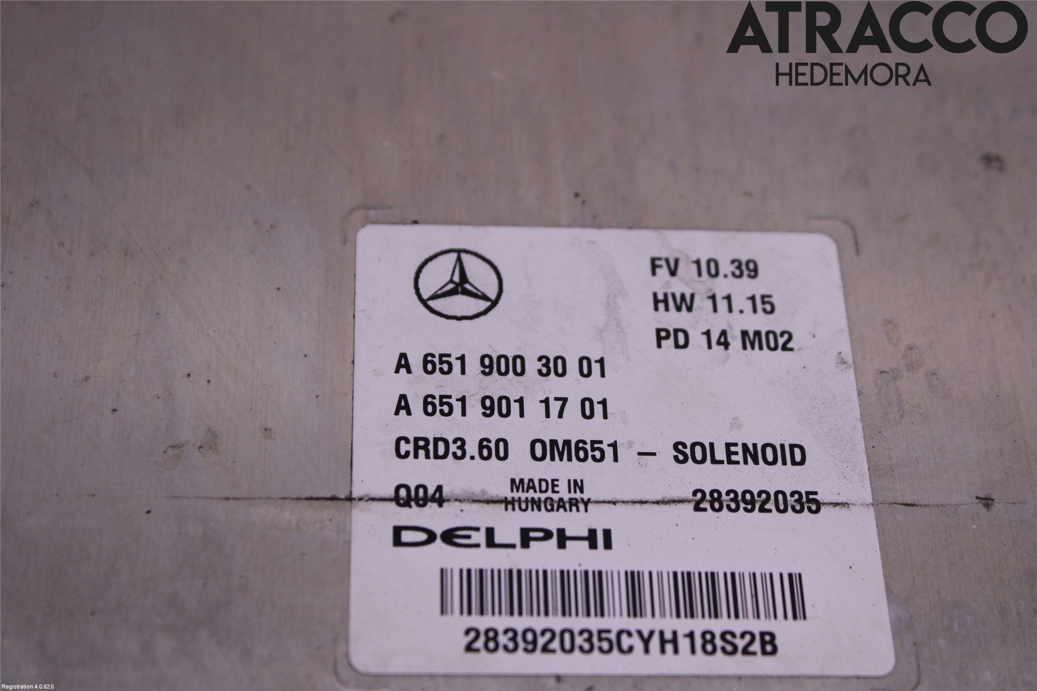 Mercedes-Benz MB CLA-KLASS (C117/X117) 13-19 Styrenhet Inspump Diesel