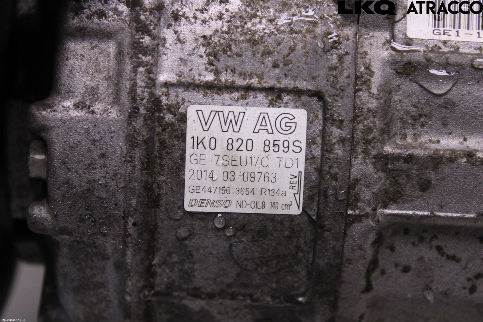Volkswagen VW TOURAN 10-15 Ac Kompressor