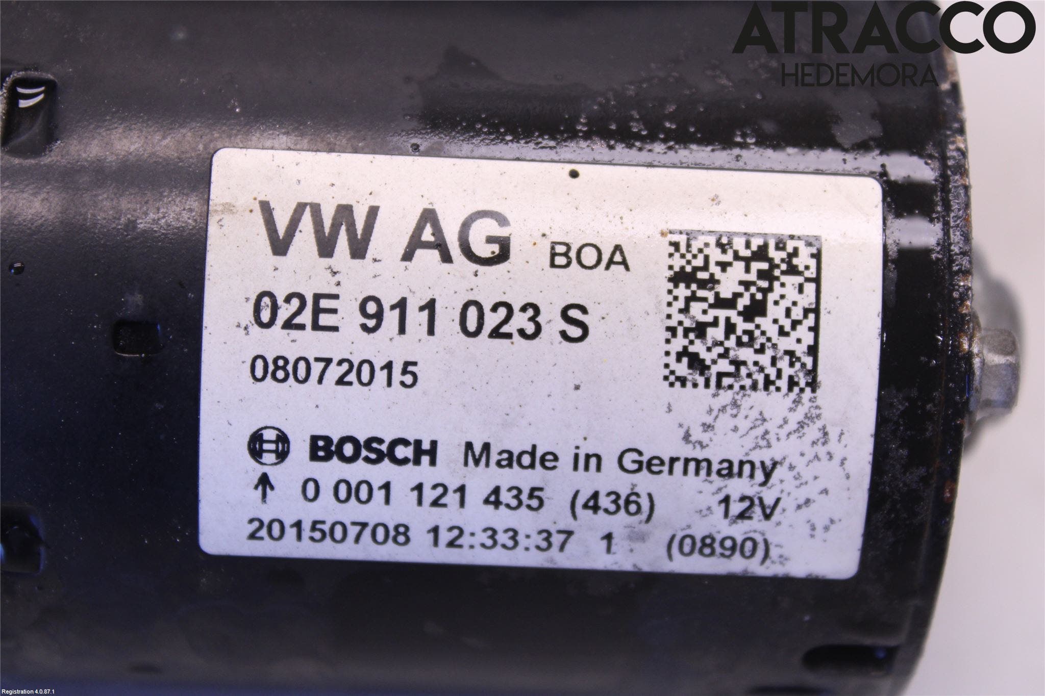 Audi A3/S3 8V 13-20 Startmotor