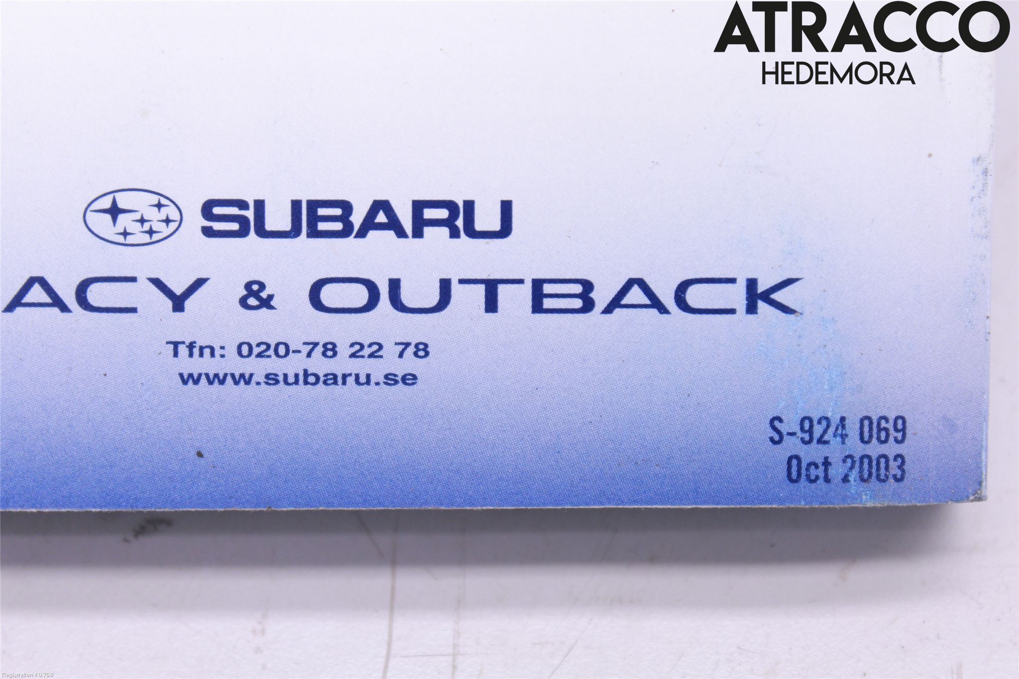 Subaru LEGACY    04-06 Instruktionsbok