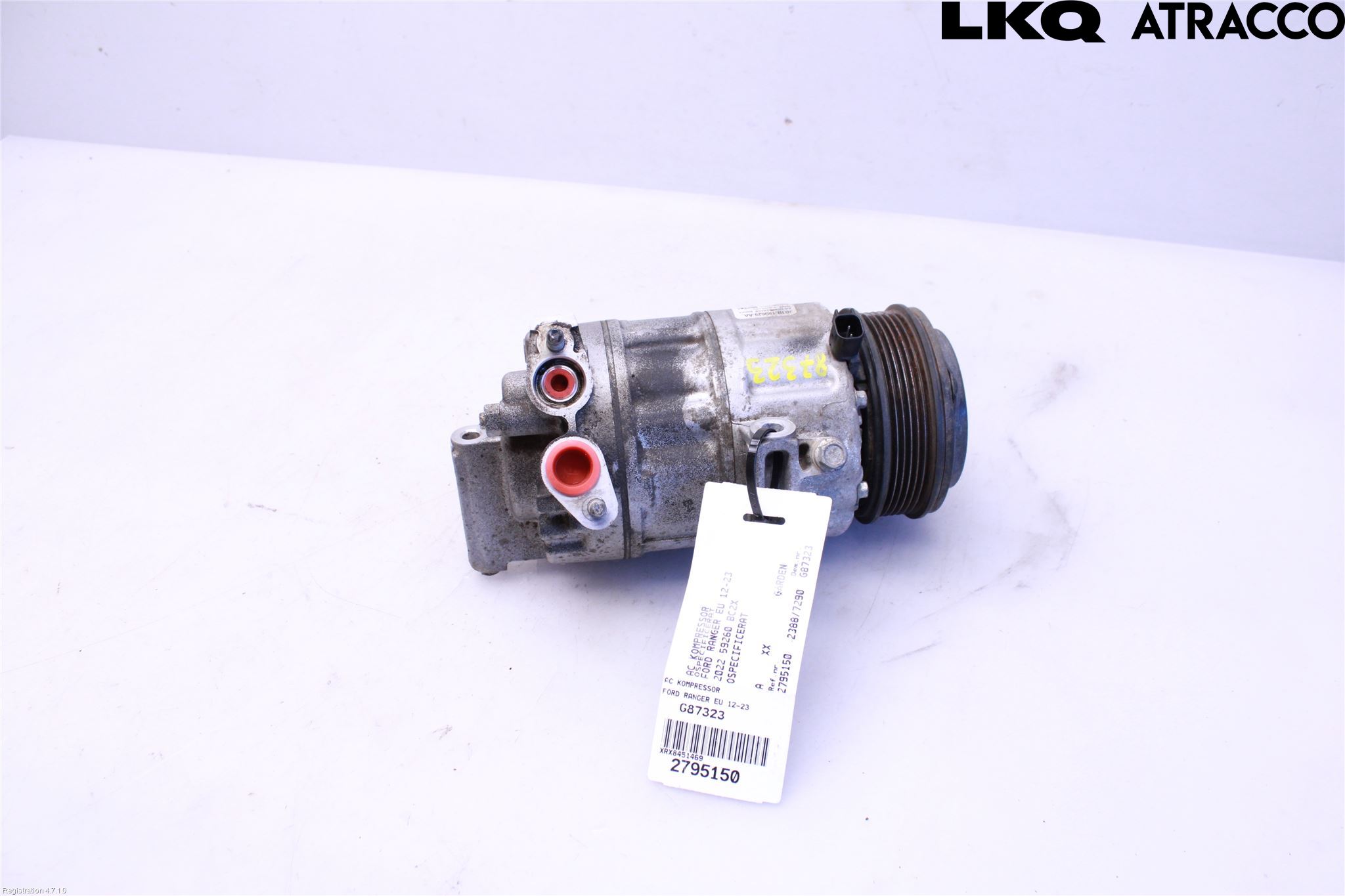 Ford RANGER EU 12-23 Ac Kompressor