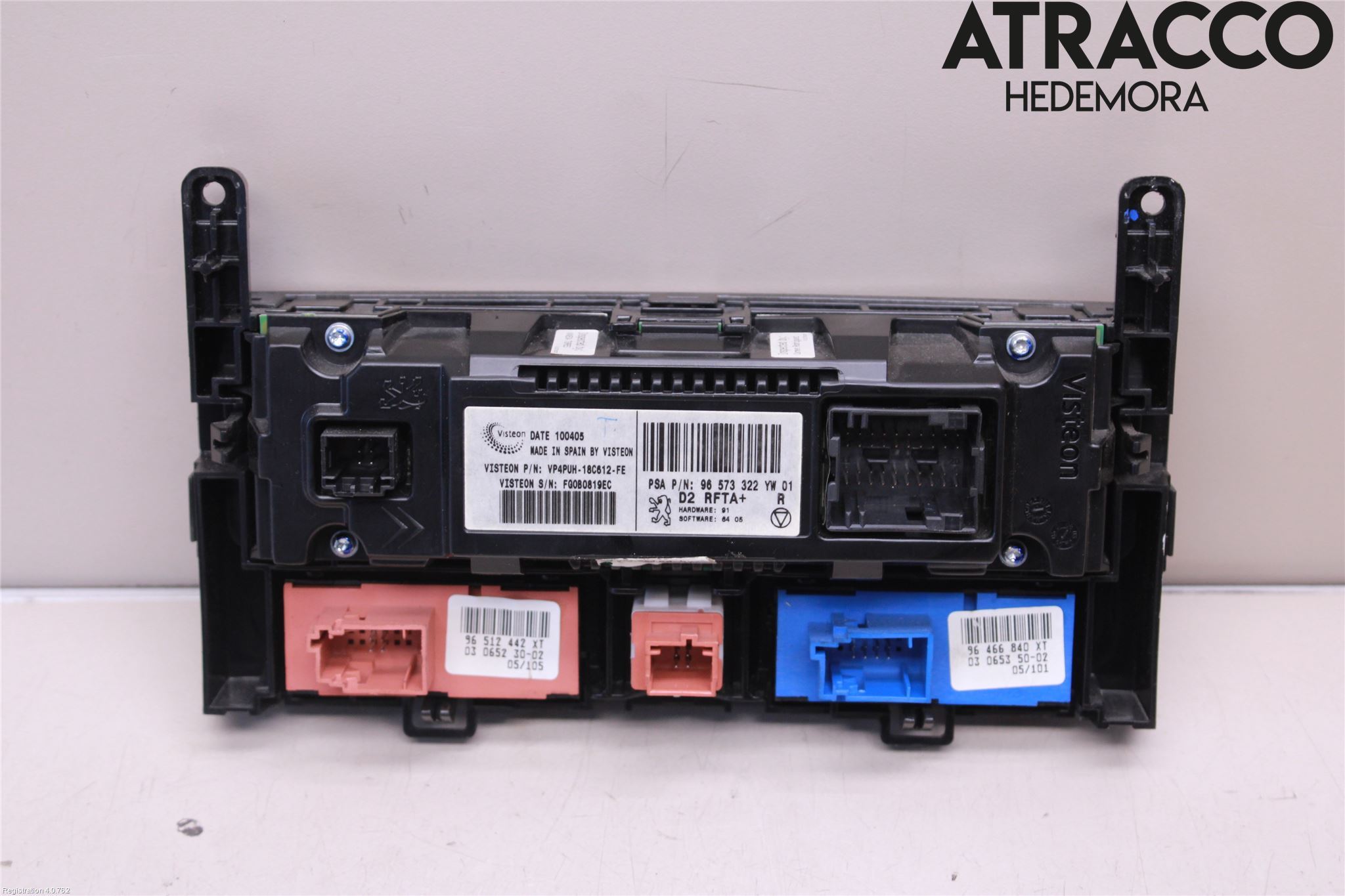 Peugeot 407 Ac Styrenhet Ac Manöveren