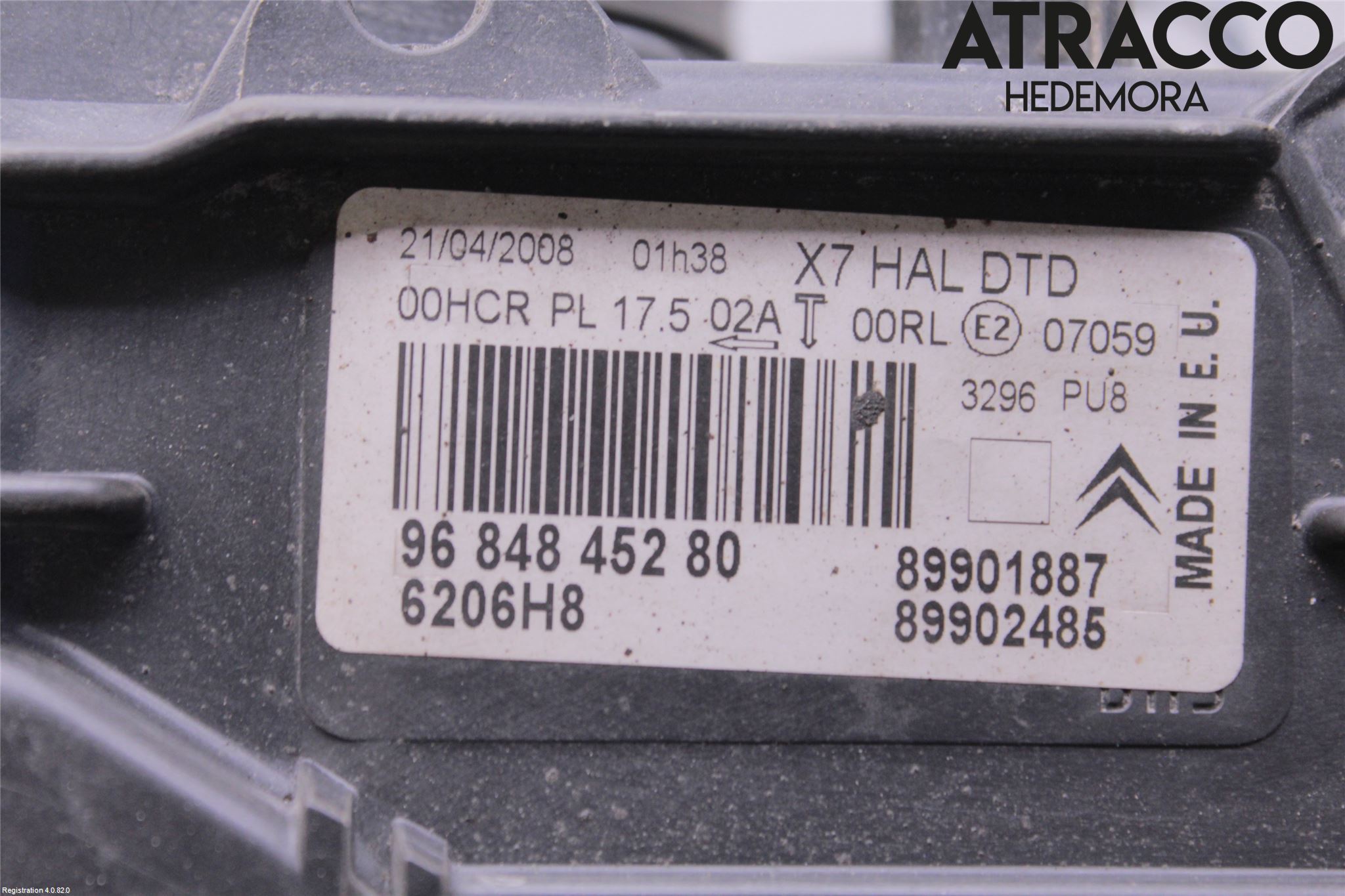 Citroen C5 08-17 Strålkastare Höger