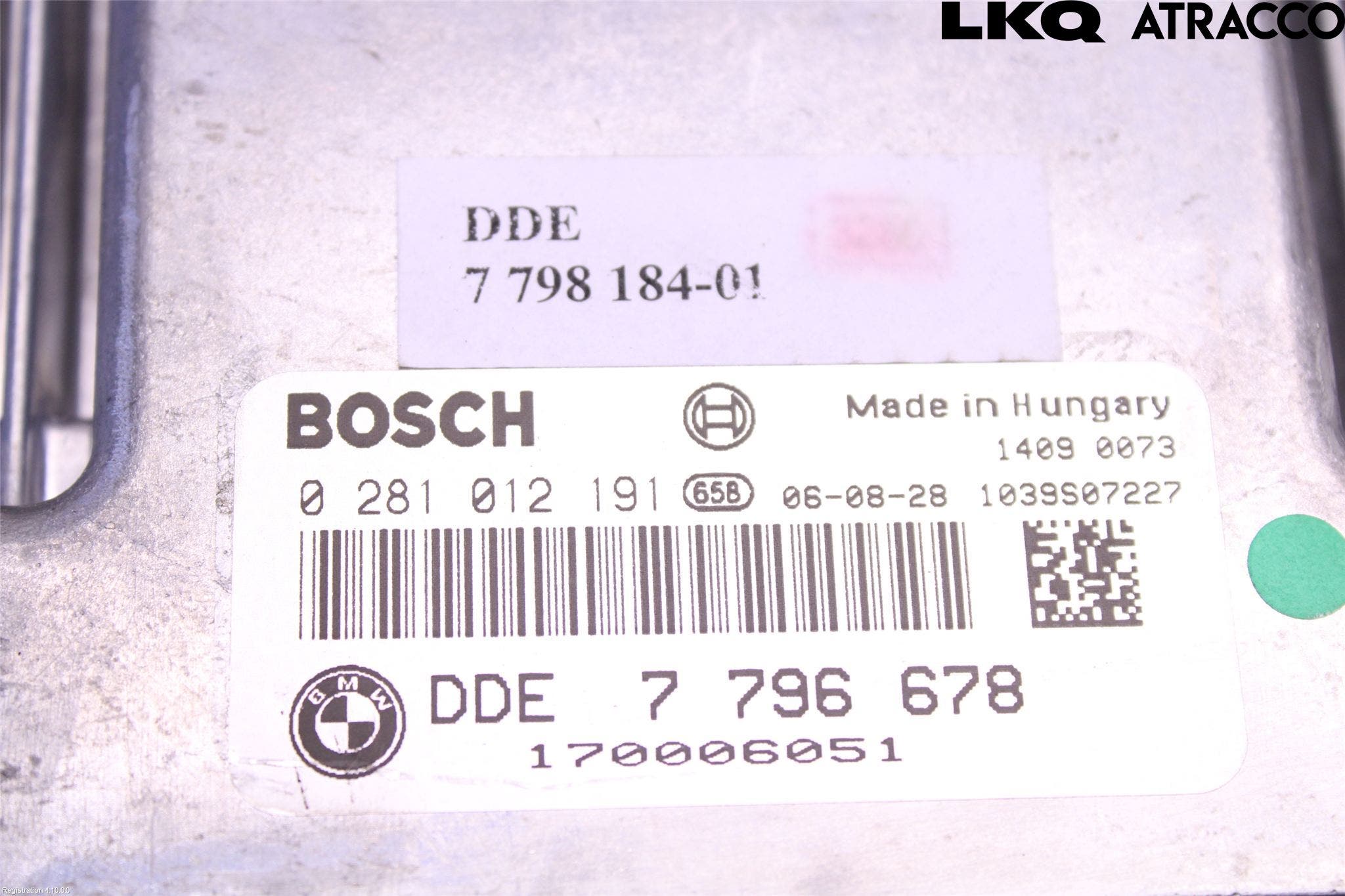 BMW 5 E60/61 Sed/Tou 02-10 Styrenhet Inspump Diesel