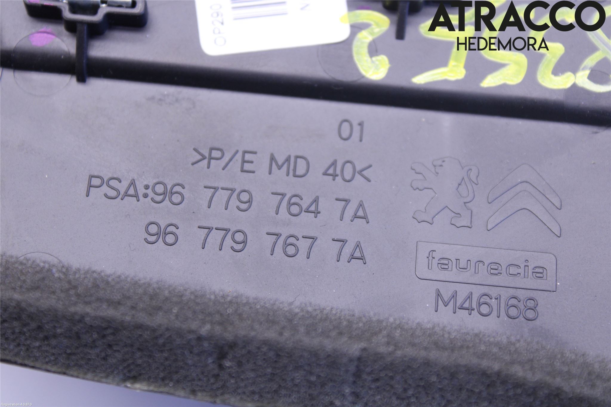 Citroen C4 GRAND PICASSO 14-18 Defrosterkanal-Munstycke