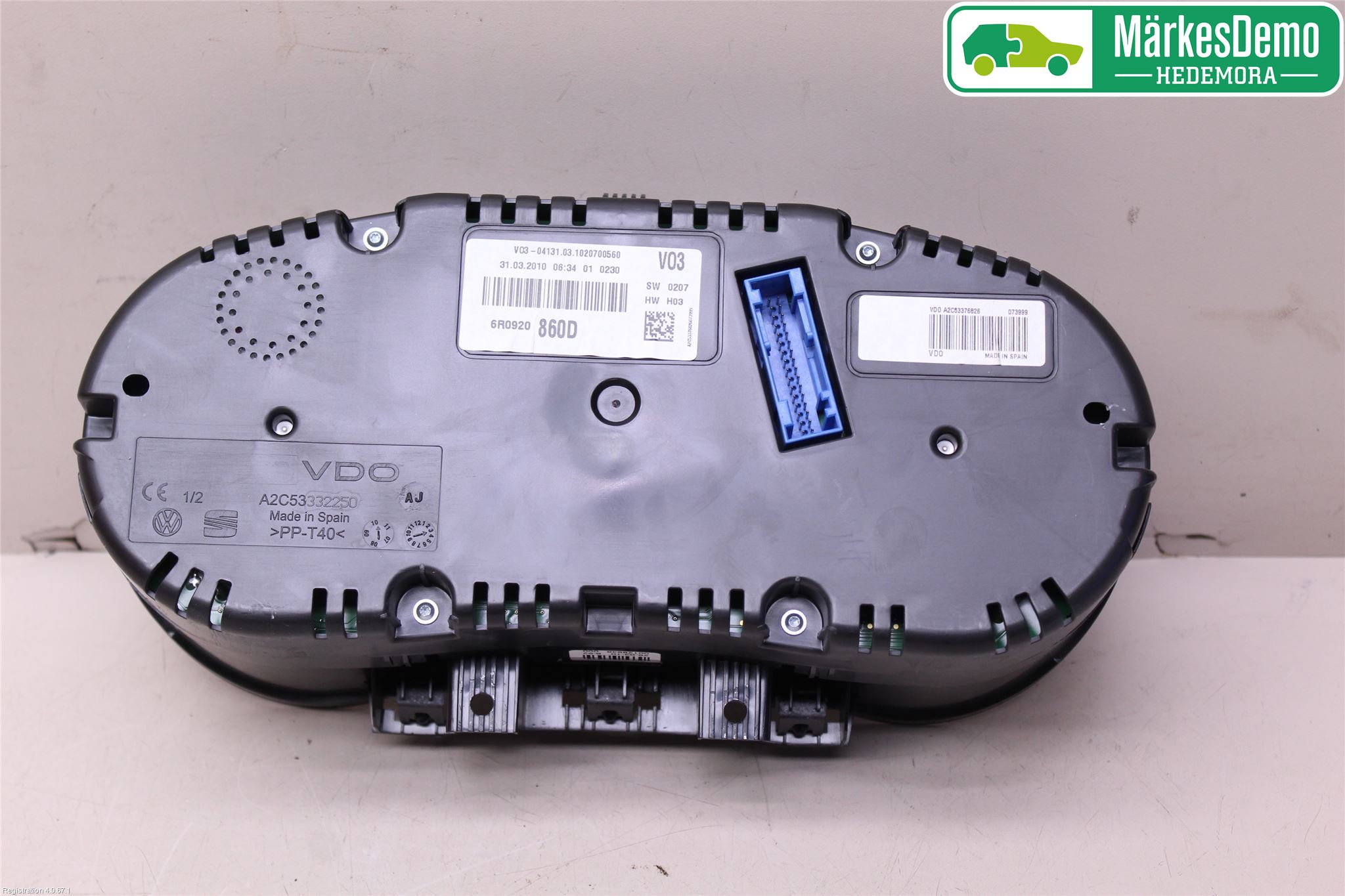 Volkswagen VW POLO 10-17 Instrument Komb