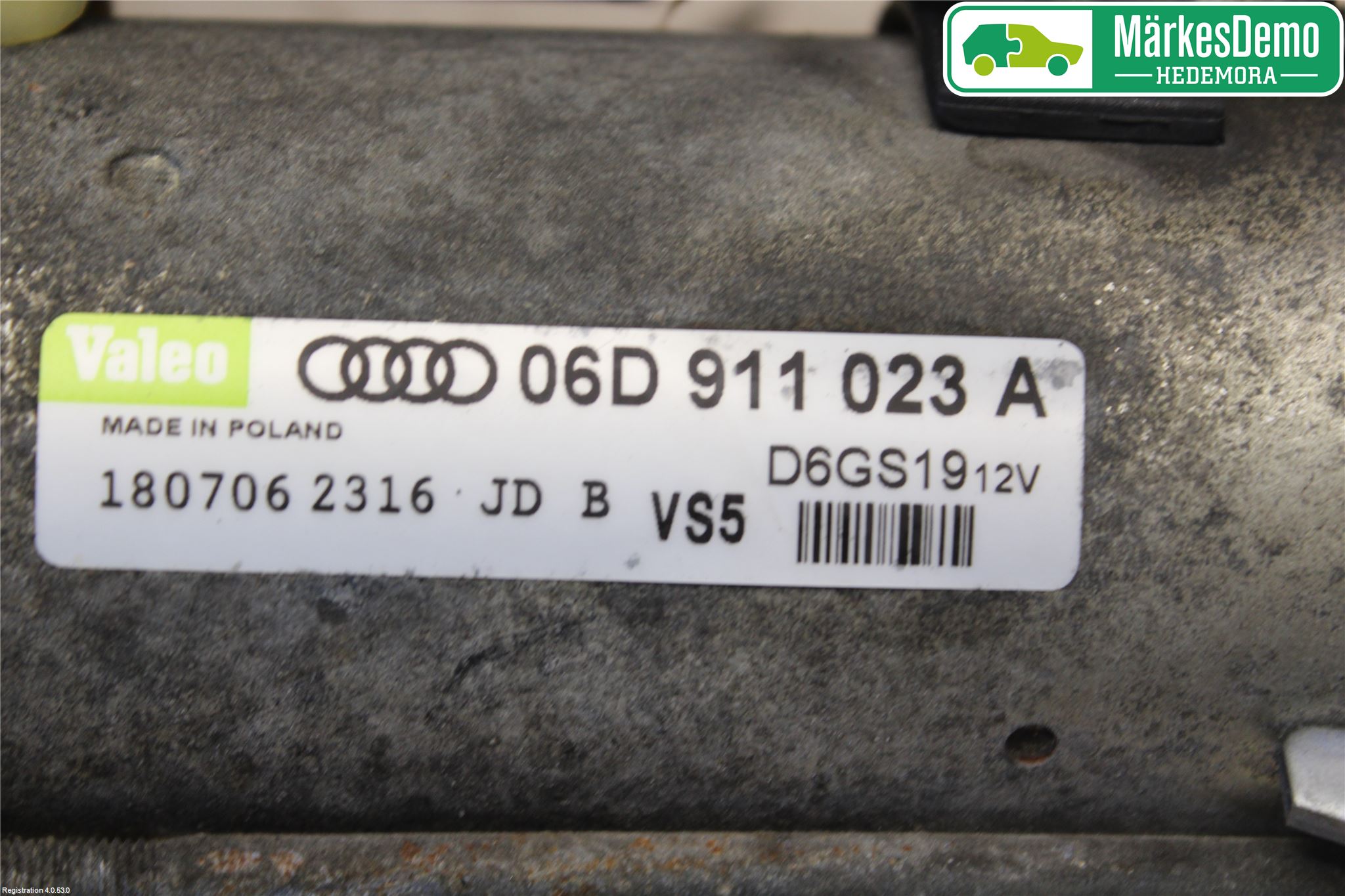 Audi A6/S6     05-11 Startmotor