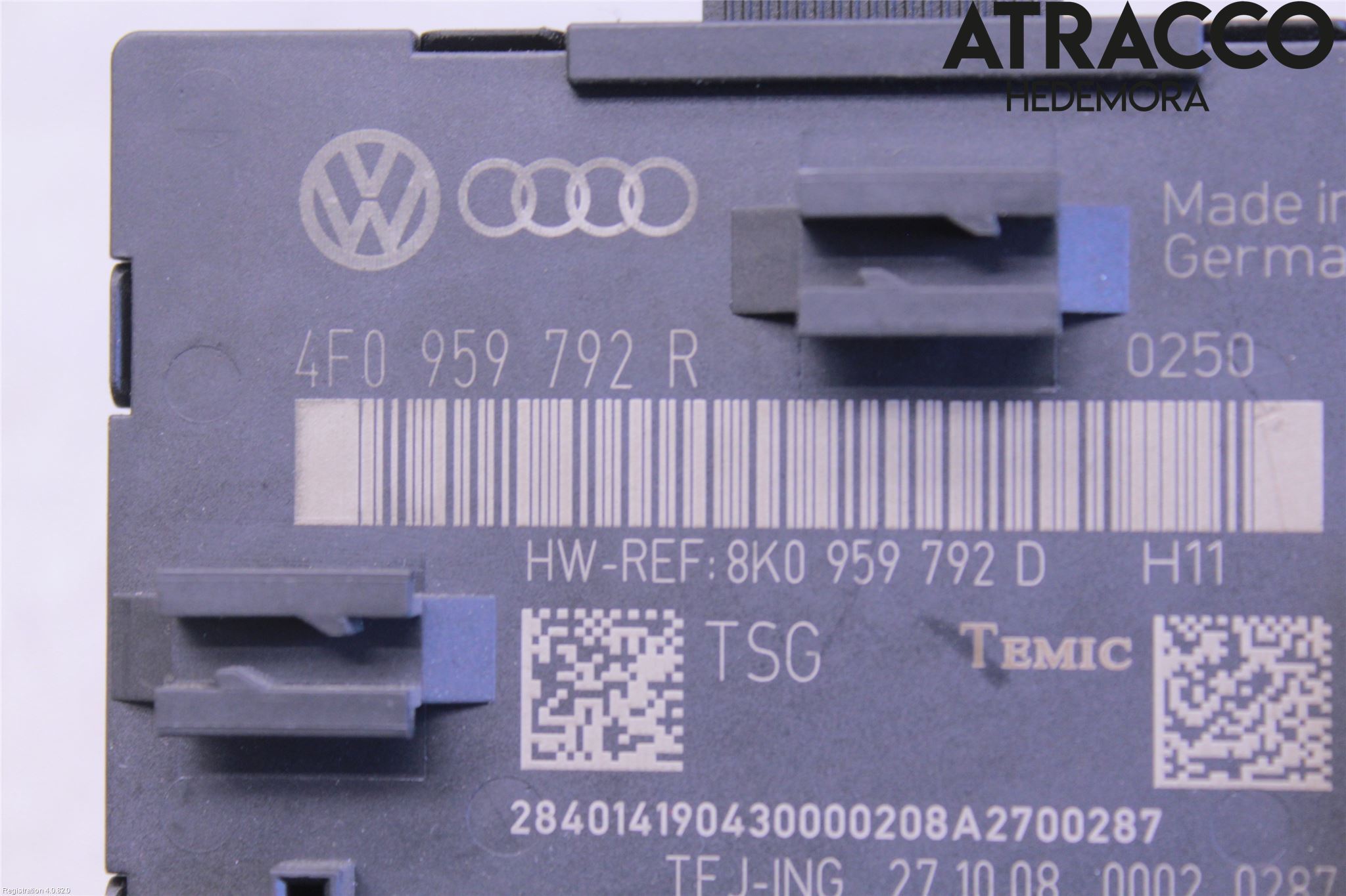 Audi Q7/SQ7 Styrenhet Dörr