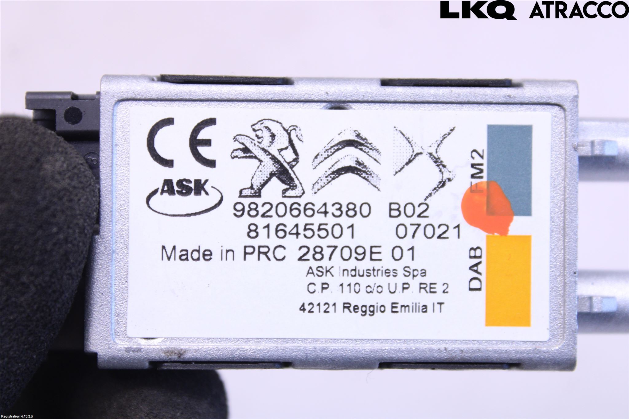 Peugeot 2008/E-2008 20- Antennförstärkare