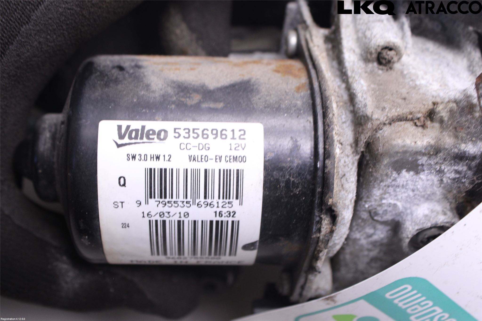 Citroen C5 08-17 Torkarmotor Vindruta