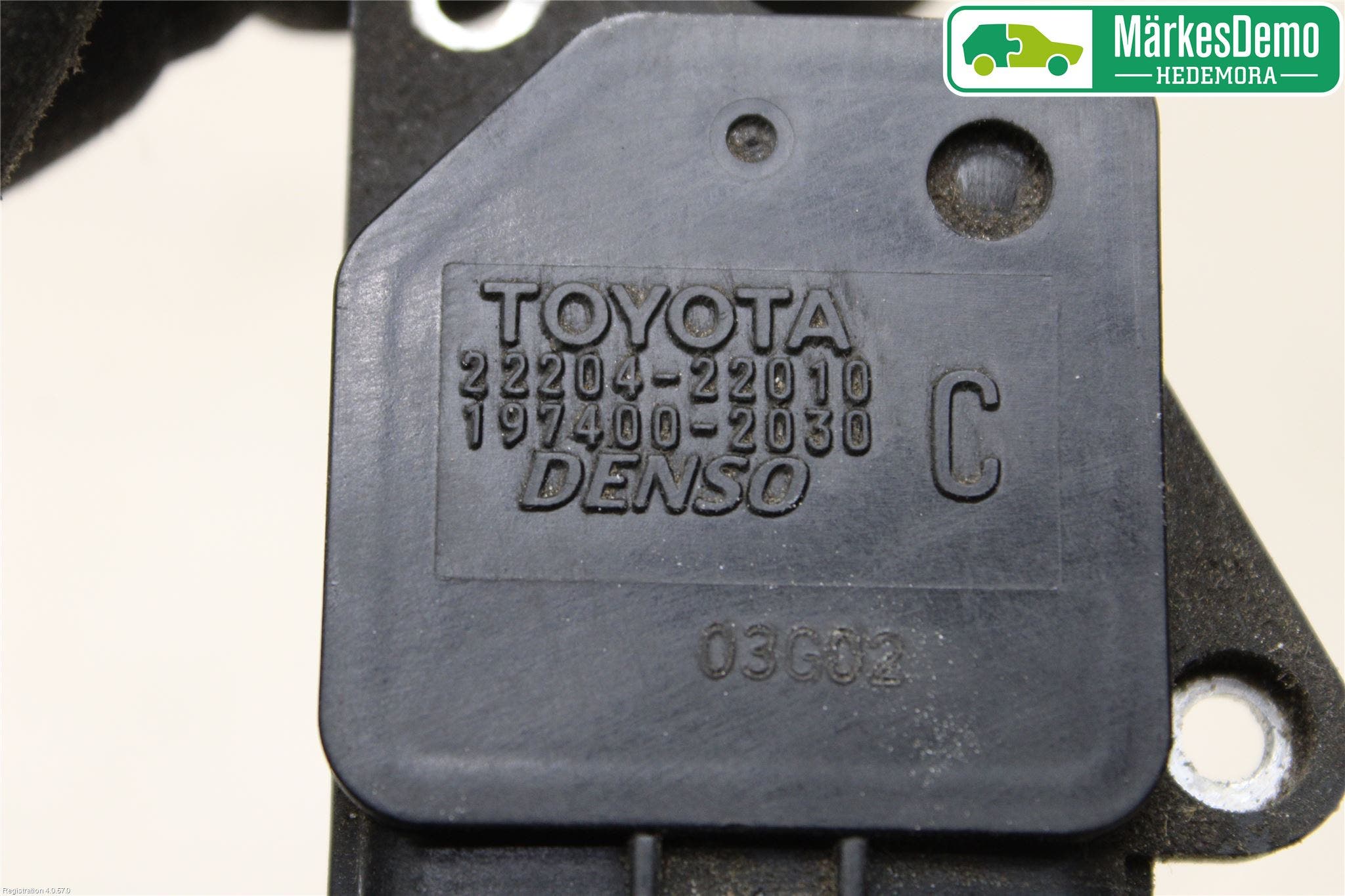 Toyota AVENSIS VERSO Injluftmassamätare