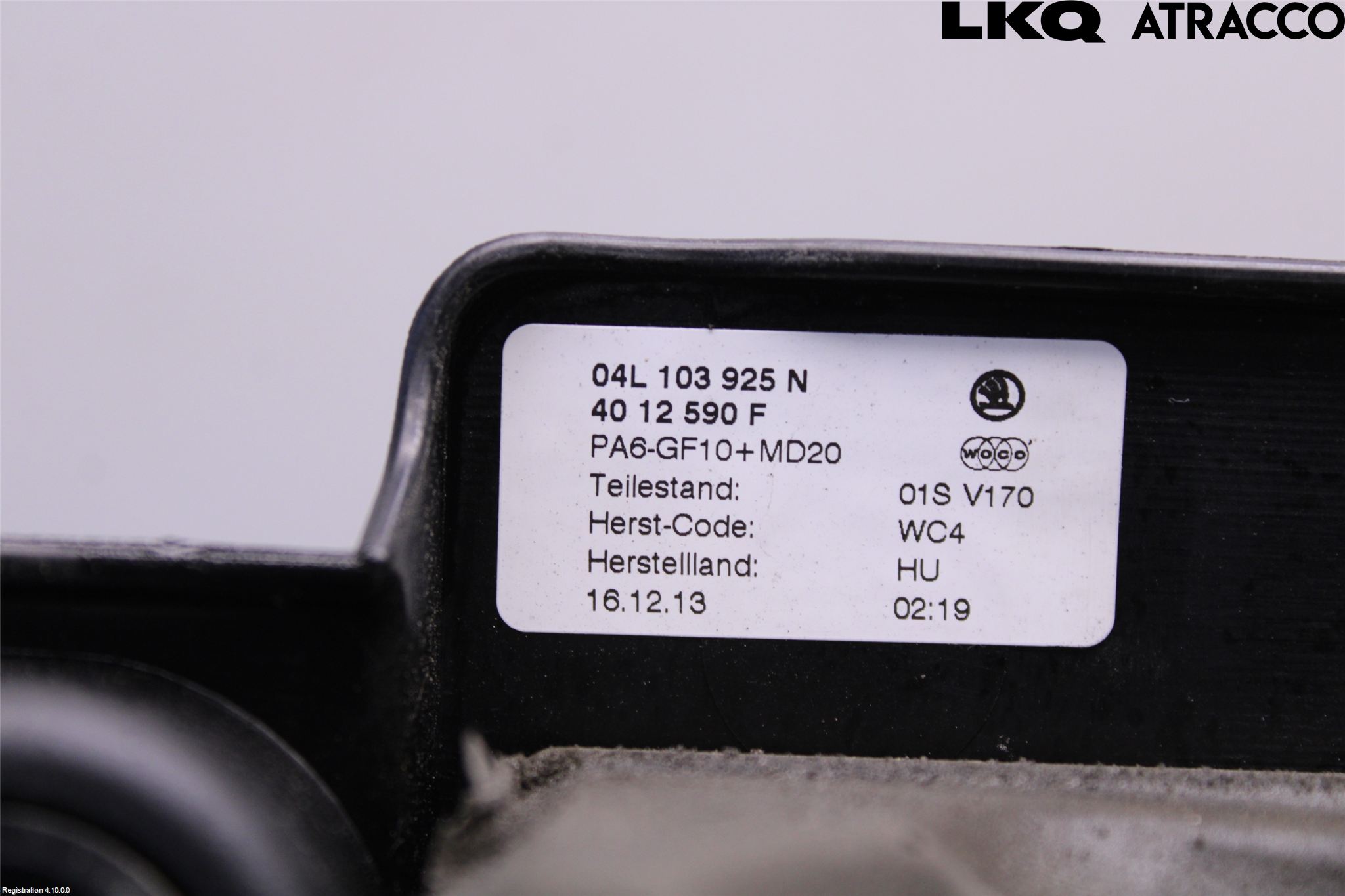Skoda OCTAVIA (5E) 13-20 Motorkåpa