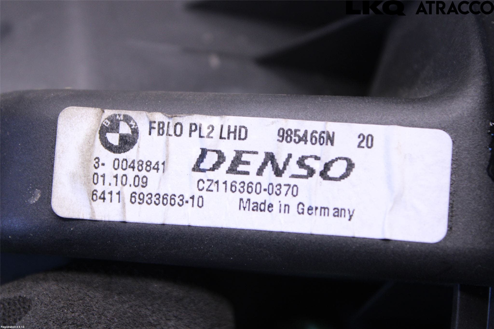 BMW 3 E90/91 SED/TOU 05-12 Ac Värmefläkt