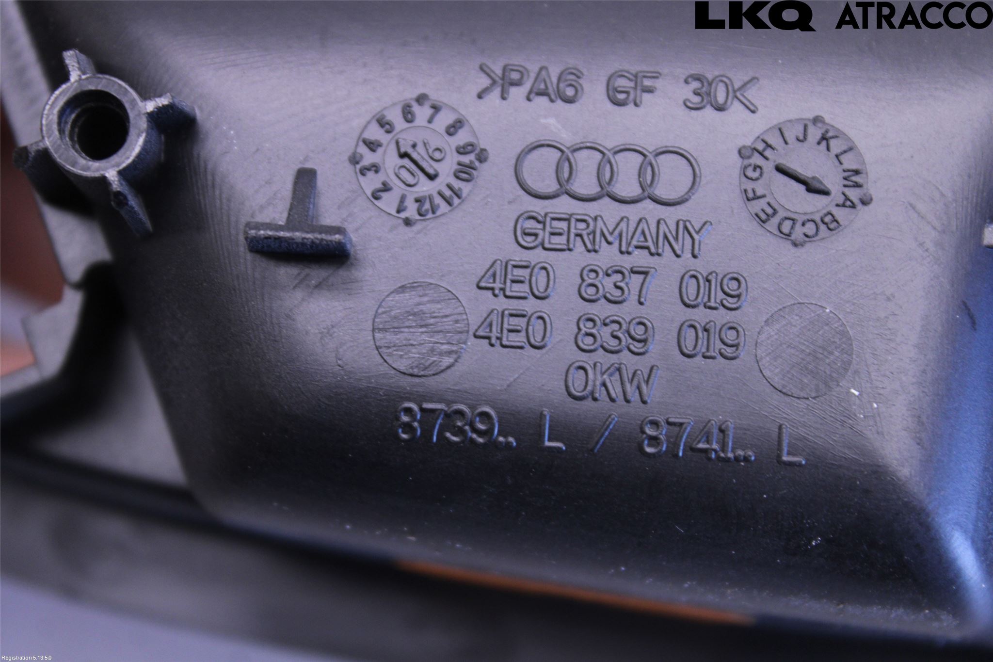 Audi A6/S6     05-11 Dörrhandtag Inre Vä