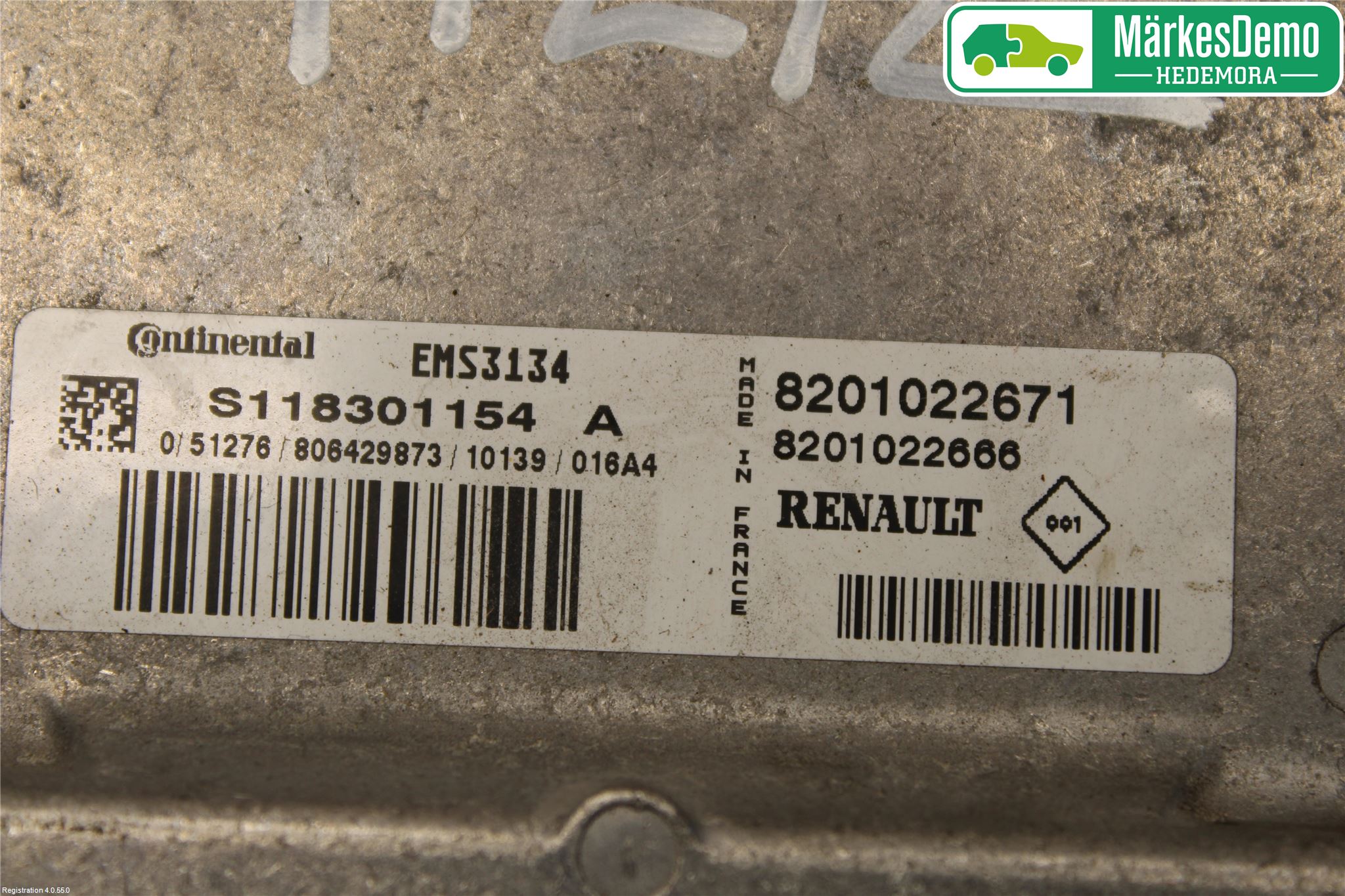 Dacia SANDERO 09-13 Styrenhet Insprut Bensin