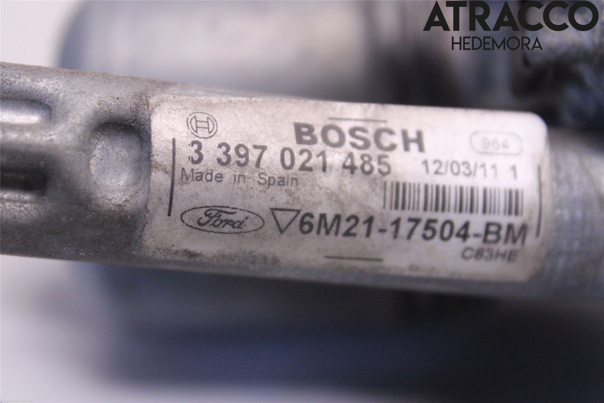 Ford S-MAX 06-15 Torkarmotor Vindruta