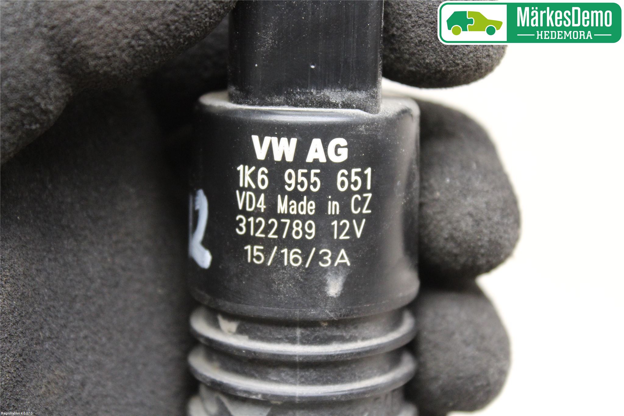 Volkswagen VW PASSAT 15-19 Spolarpump Vindruta