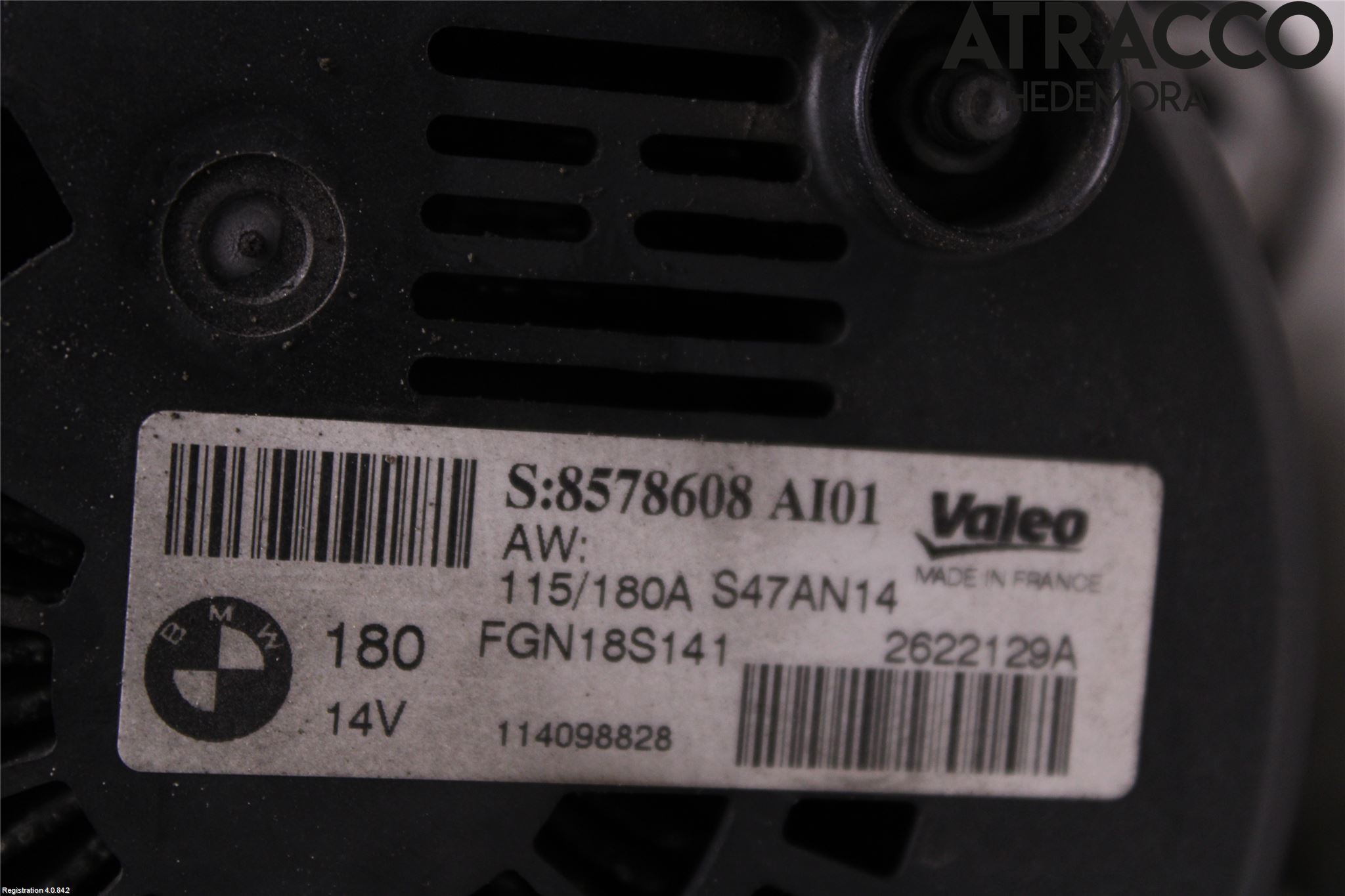 BMW 3 F30/F31/F80 12-19 Generator