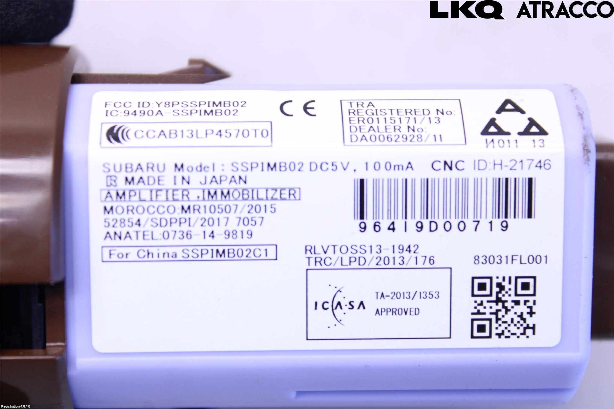 Subaru XV 18-22 Startknapp Personbil