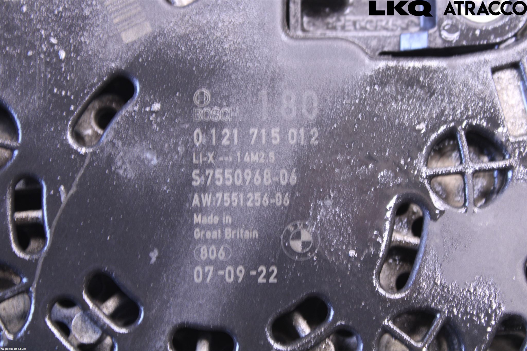 BMW 3 E90/91 SED/TOU 05-12 Generator