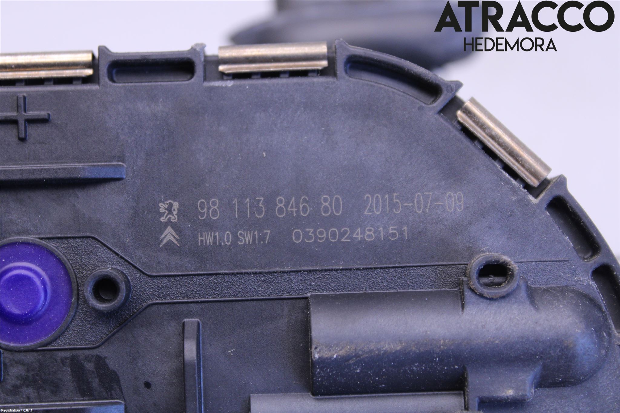Citroen C4 GRAND PICASSO 14-18 Torkarmotor Vindruta