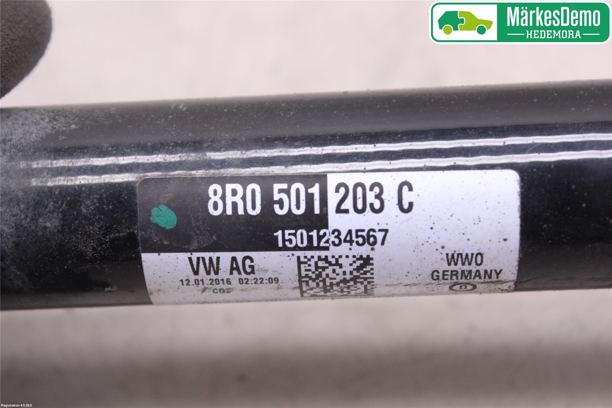 Audi A6 ALLROAD 12-18 Drivaxel Bak Vänster