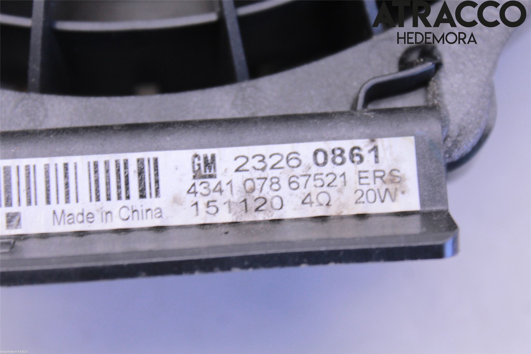 Opel MOKKA 13-20 Högtalare