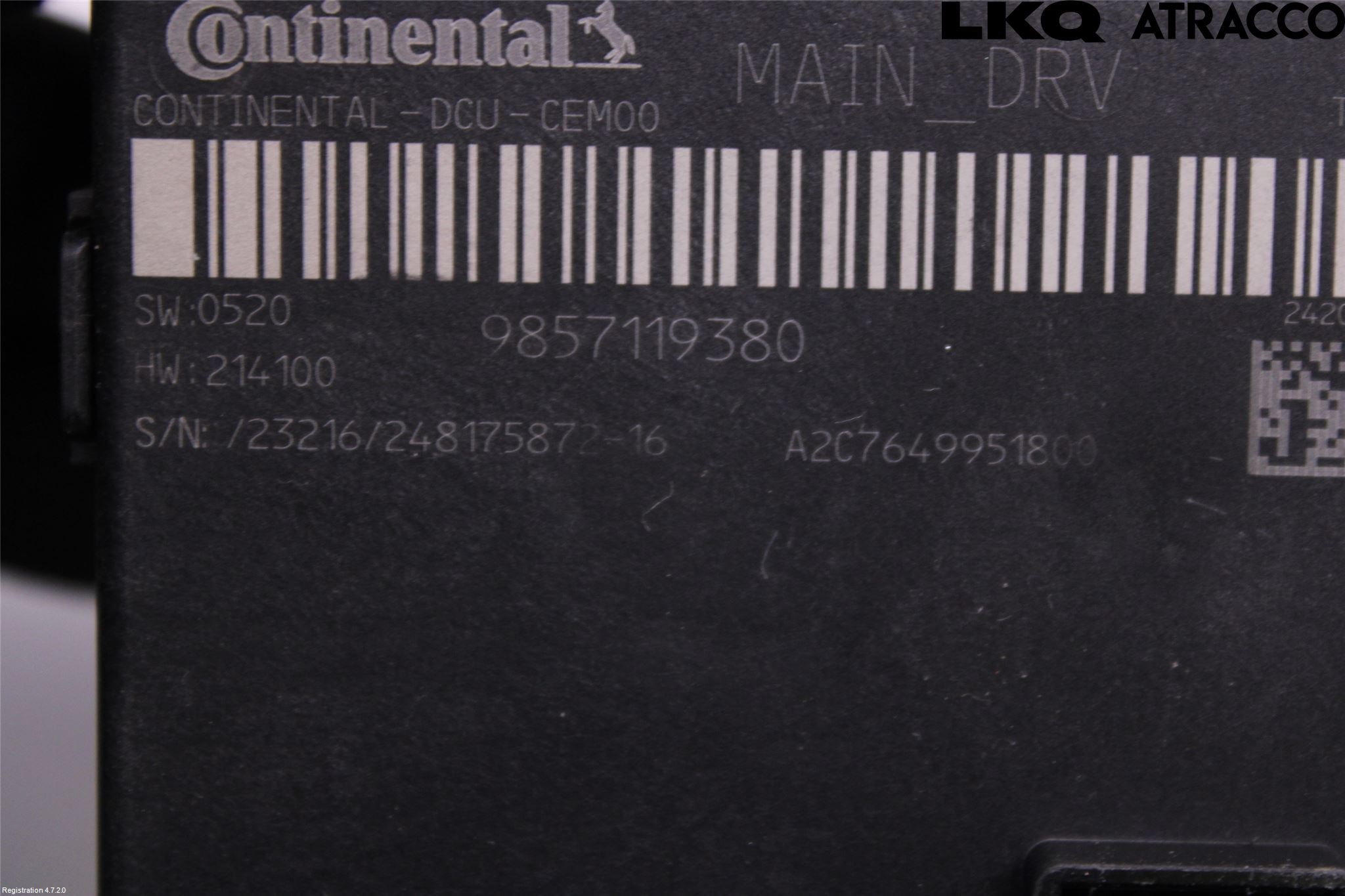 Peugeot 3008 17-24 Styrenhet Dörr