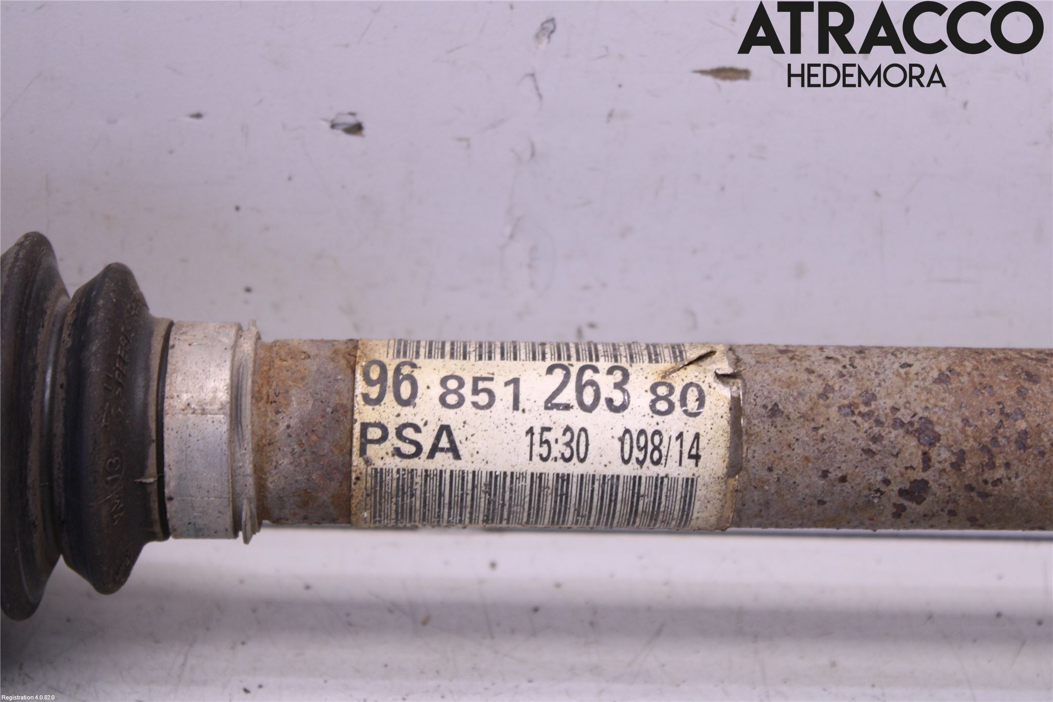 Peugeot 3008 09-16 Drivaxel Fram Vänster